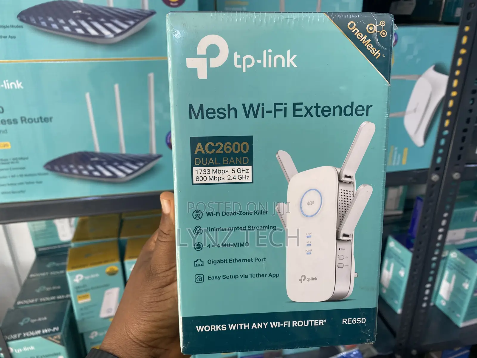 Tp-Link Mesh Wi-Fi Extender Ac2600 Dual Band Re650