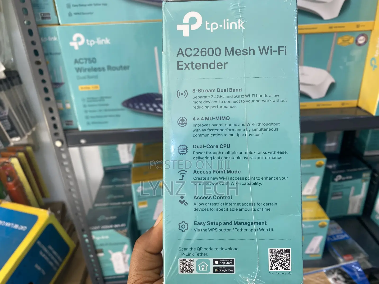 Tp-Link Mesh Wi-Fi Extender Ac2600 Dual Band Re650
