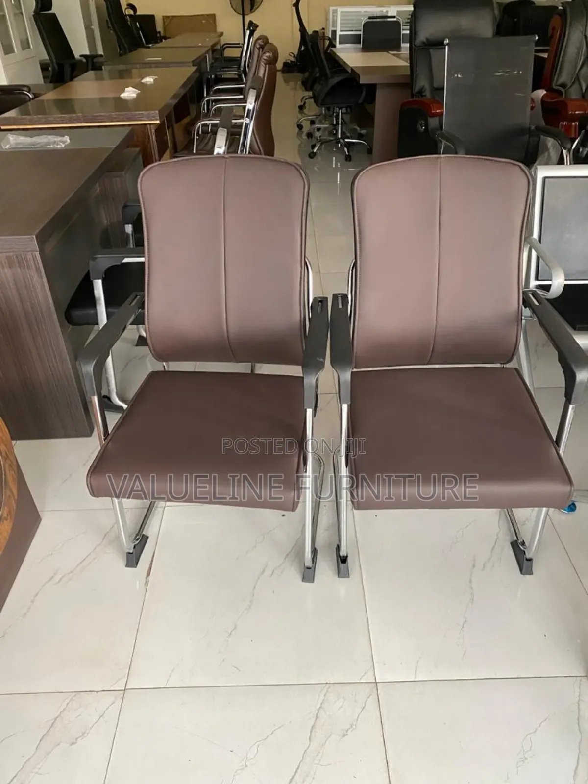 Brown Visitors Chair