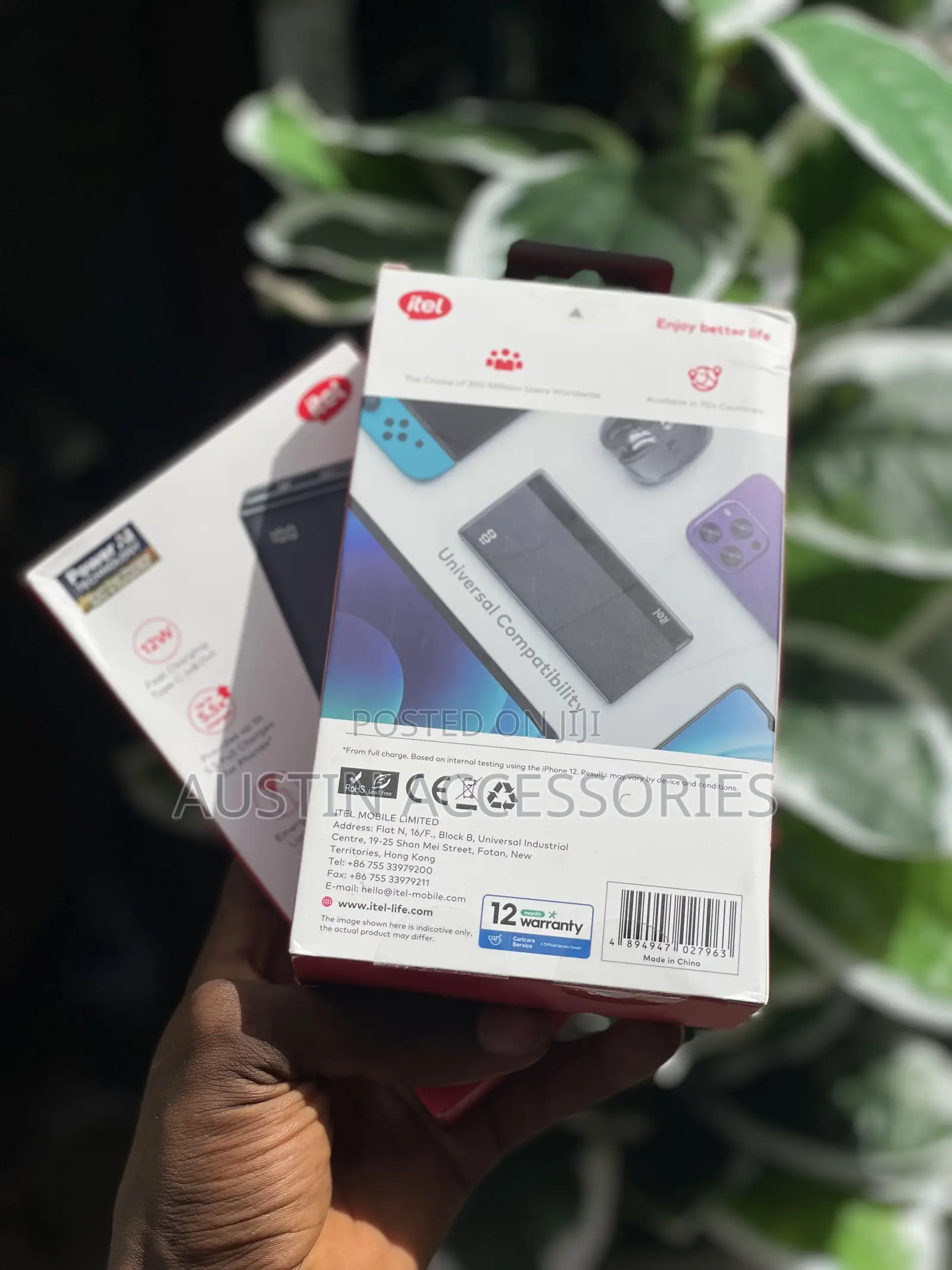 Itel 20000mah Power Bank