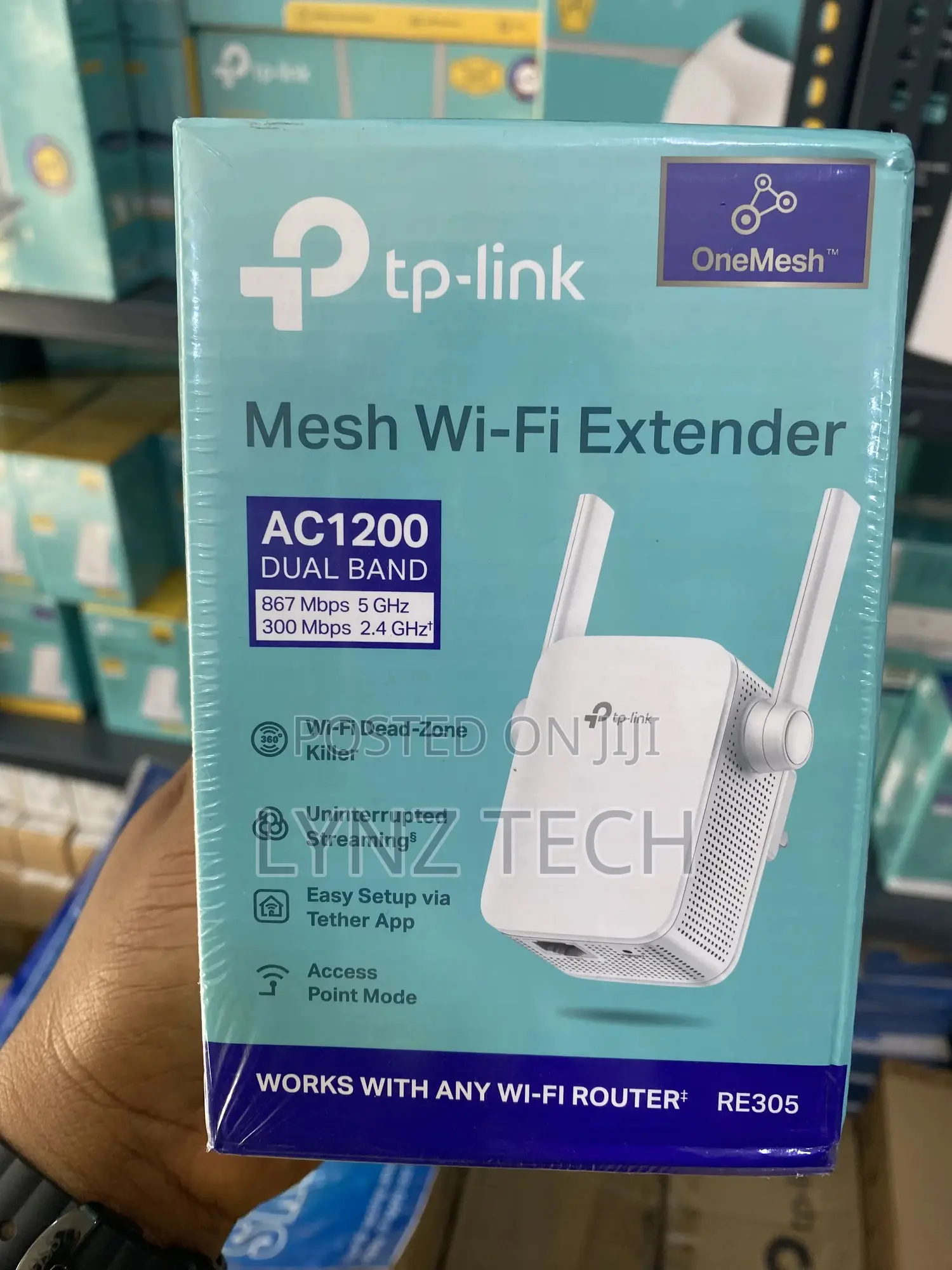 Tp-Link Mesh Wi-Fi Extender Ac1200 Dual Band Re305