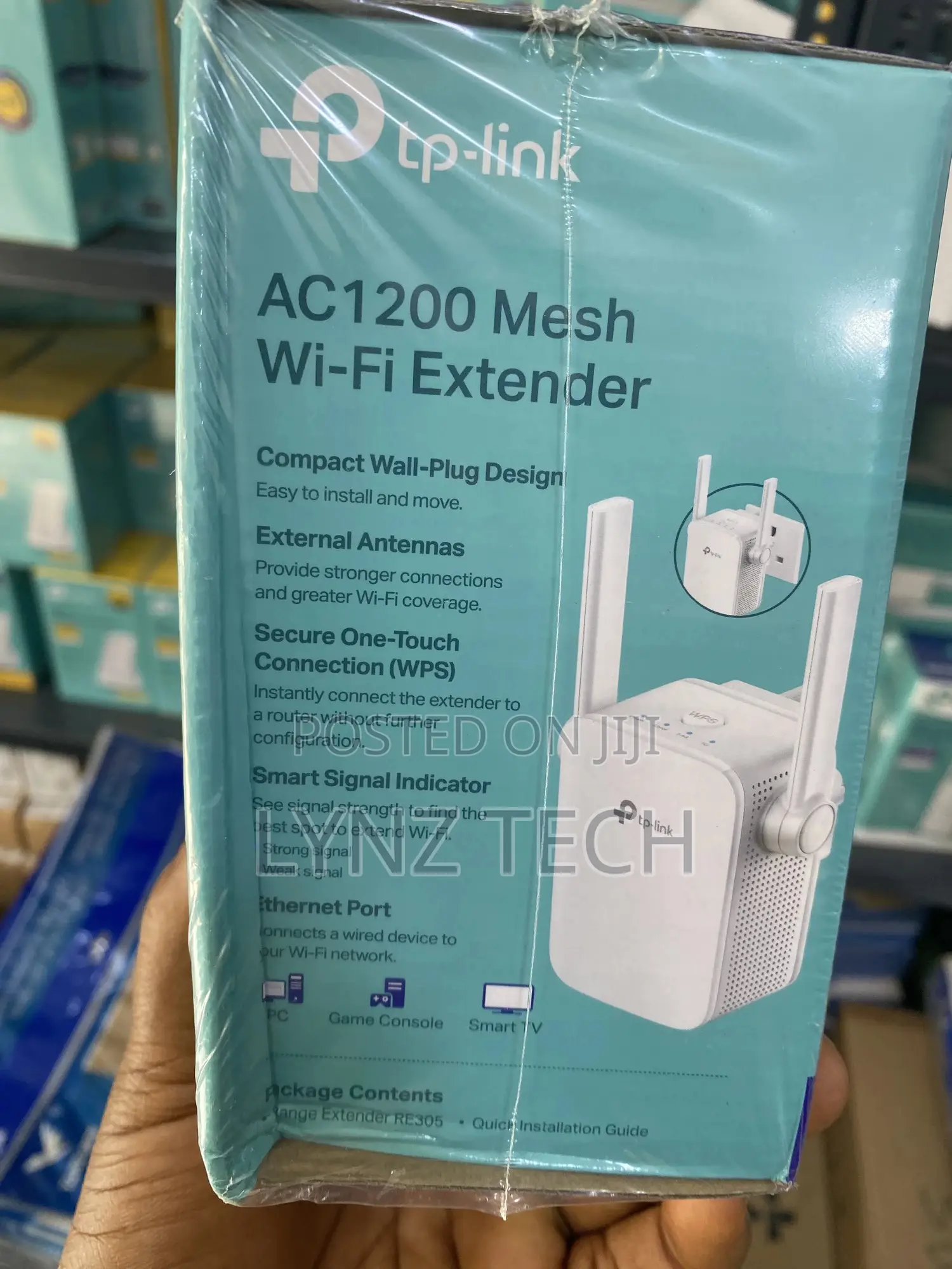 Tp-Link Mesh Wi-Fi Extender Ac1200 Dual Band Re305