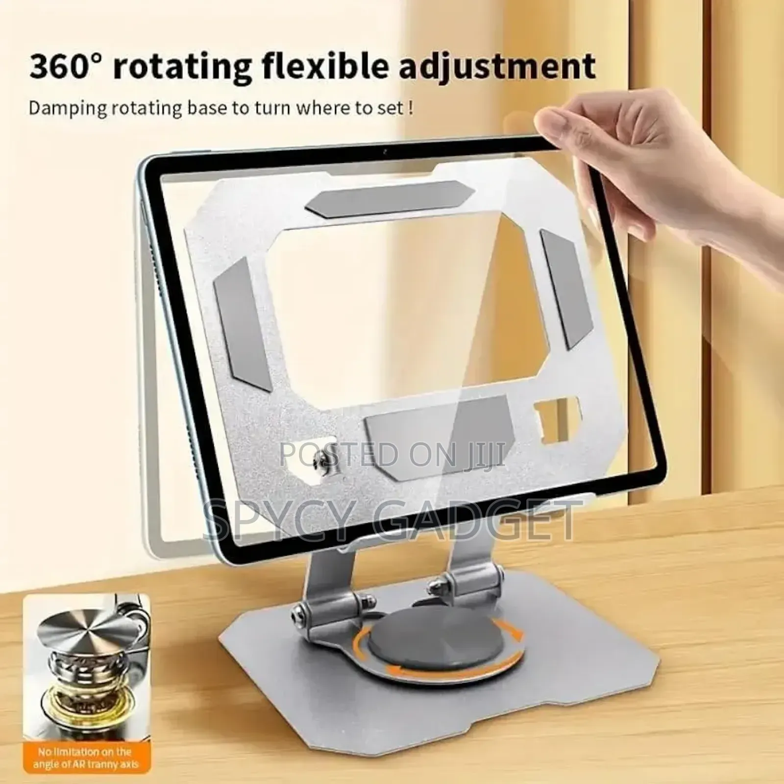 Rotatable Adjustable Mobile Phone Tablet Metal Holder Stand