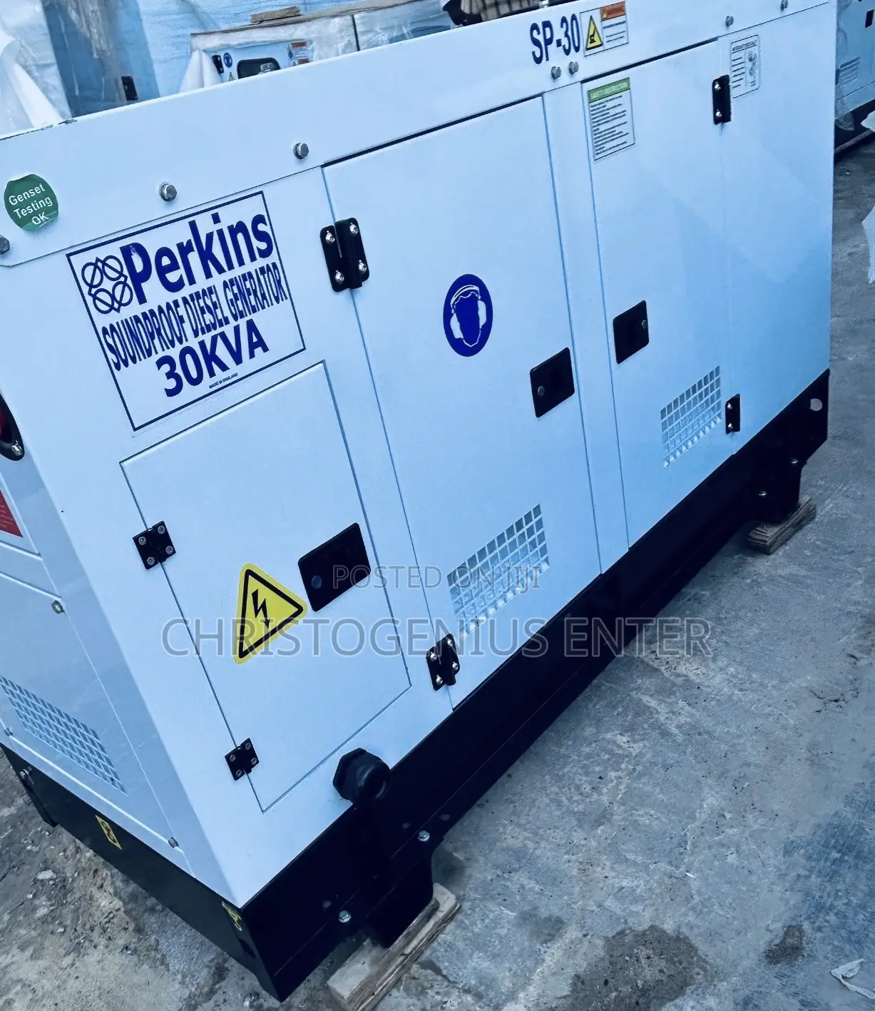 Set Of 30kva Perkins Sp Generator Unit