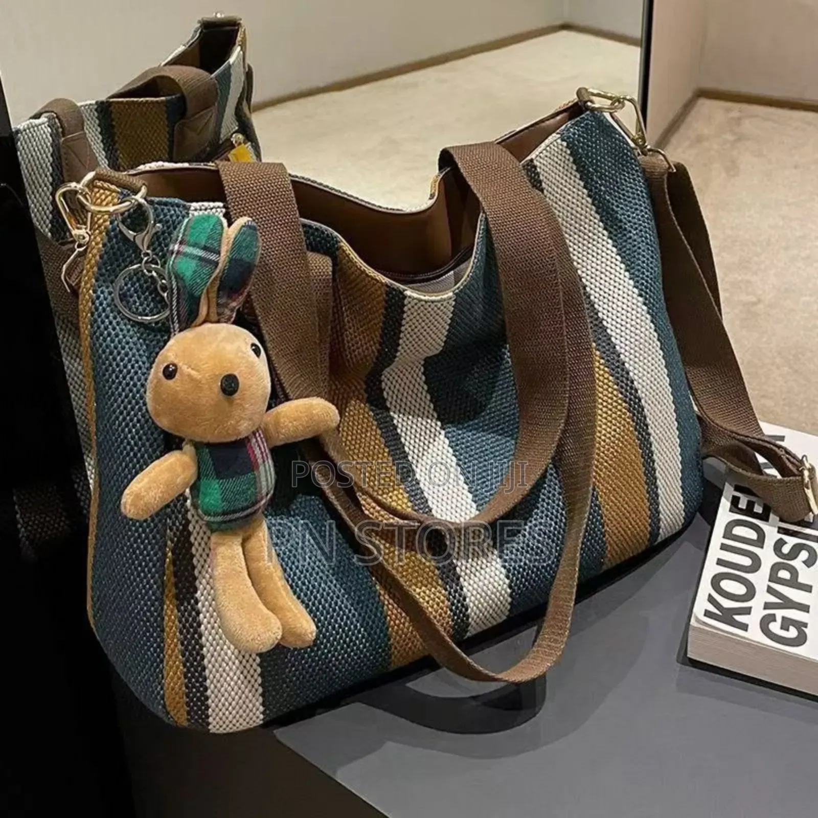 Women's Multifunctional Canvas Tote Handbag Large Capacity
