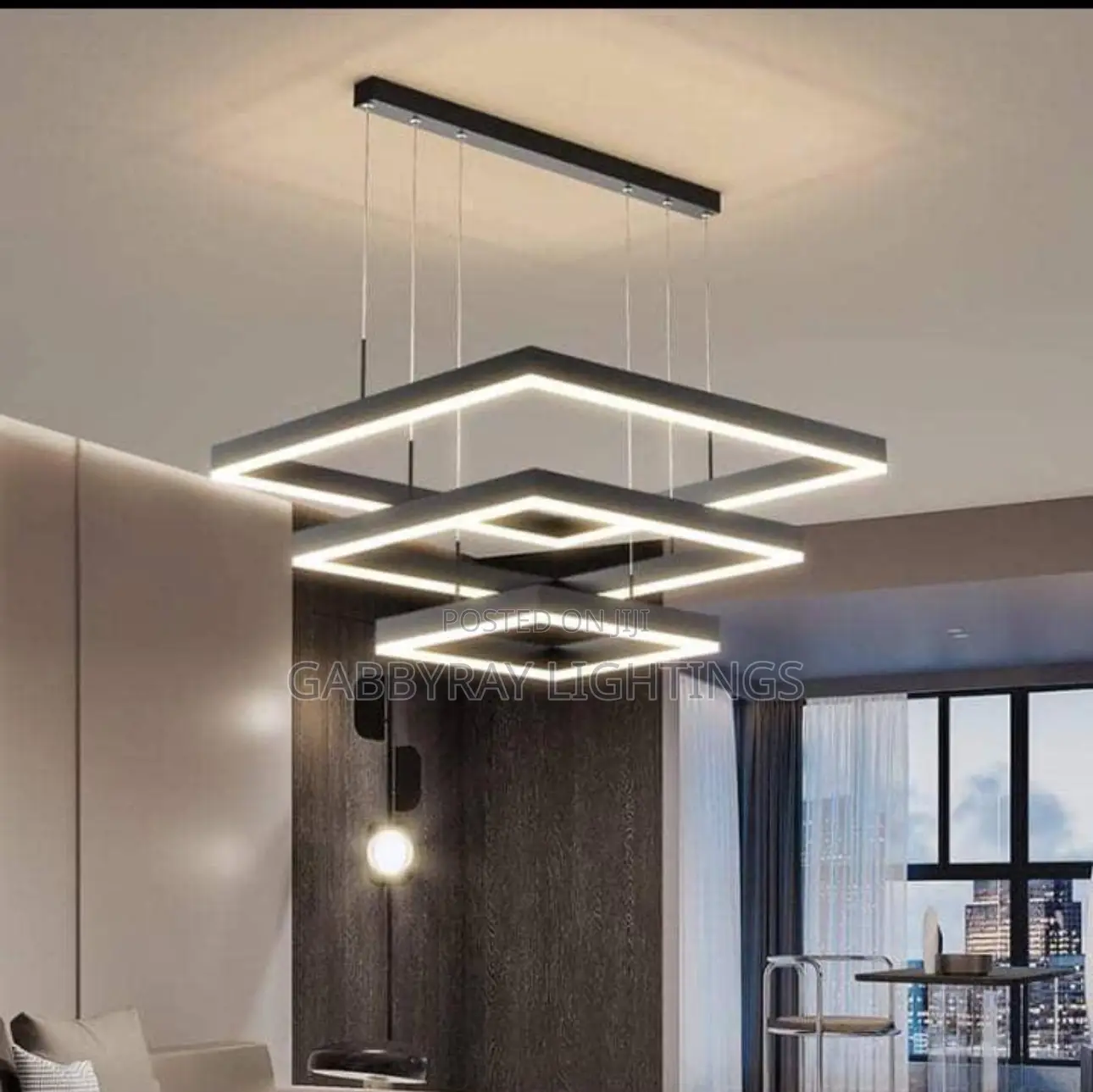 Led Square Chandelier