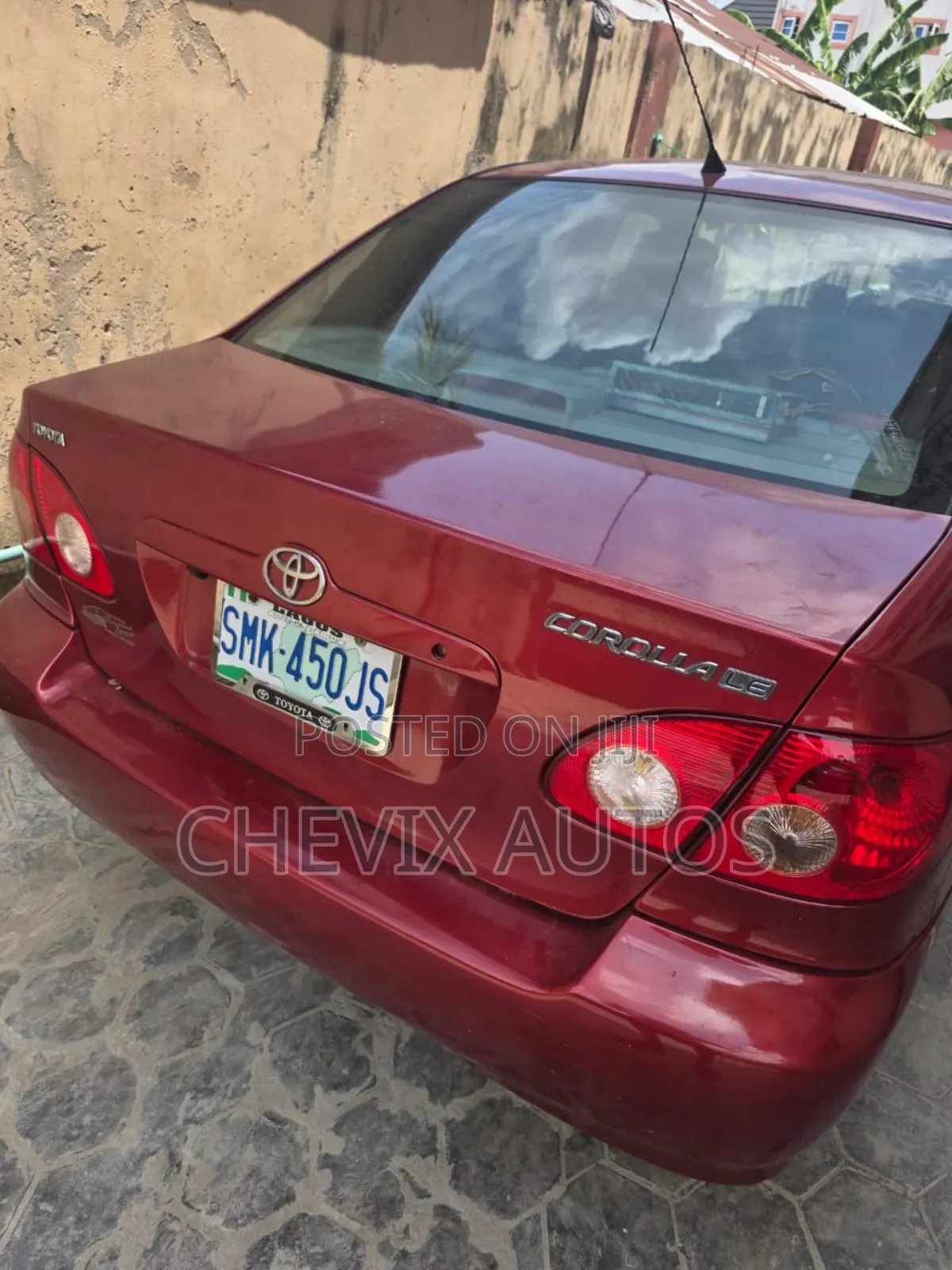 Toyota Corolla LE 2007 Red