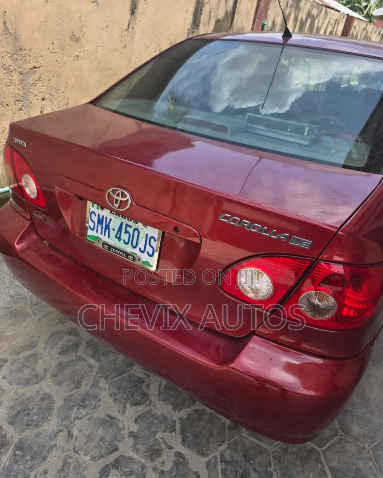 Toyota Corolla LE 2007 Red