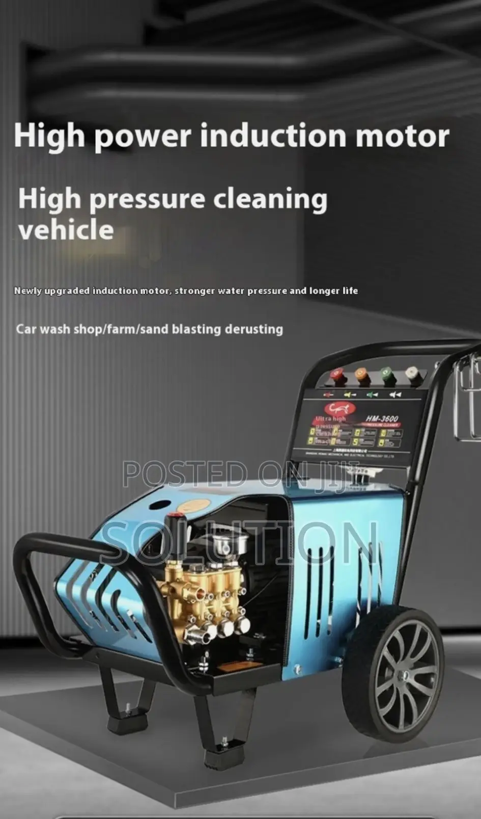 Ultra High Pressure High Power Car Wash 380v
