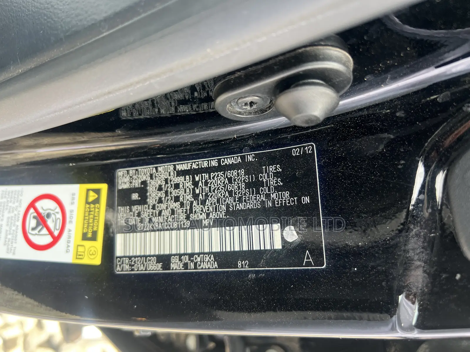 Lexus RX 2012 Black
