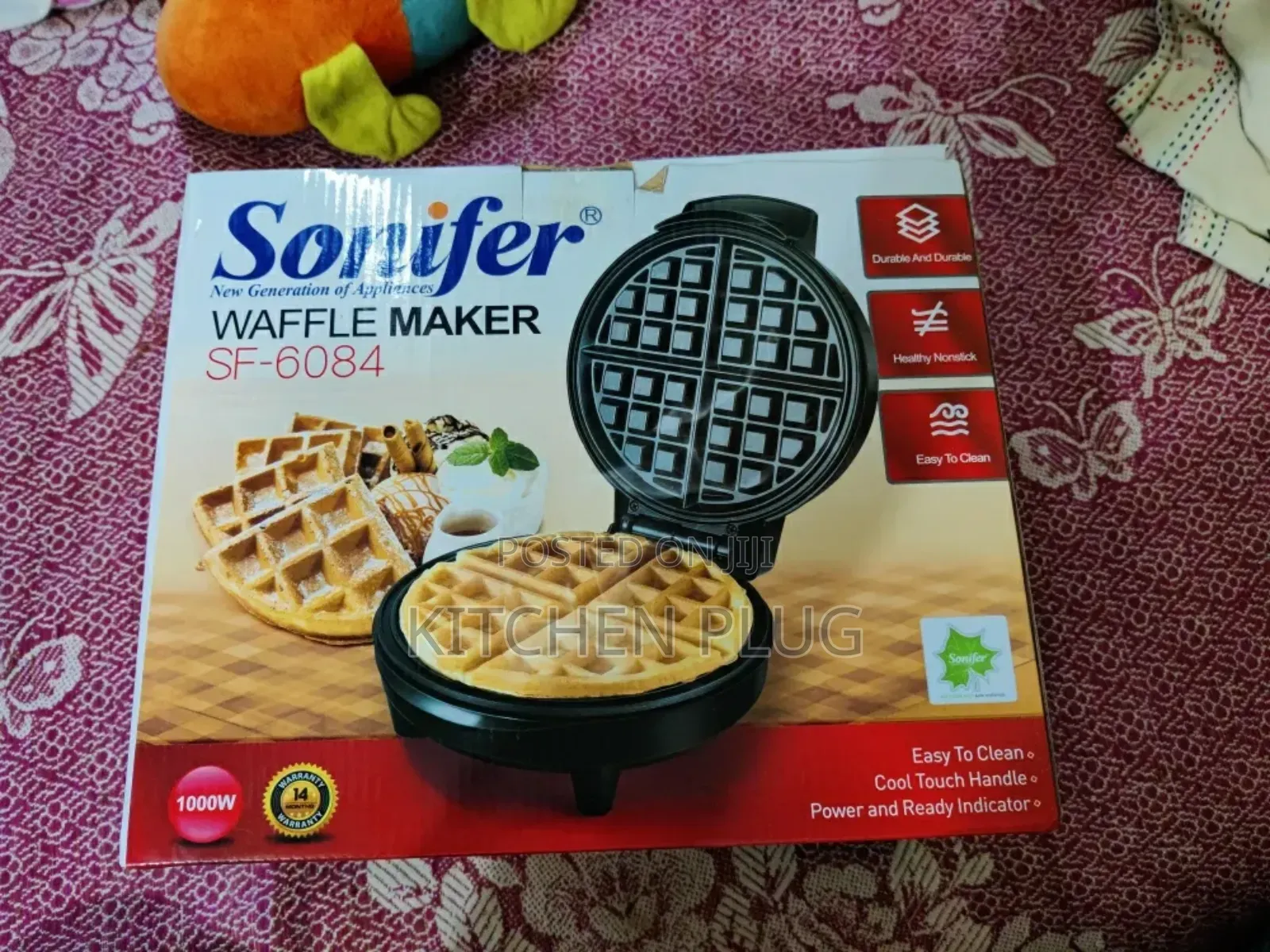 Sonifer Sf-6084 Electric Waffle Maker.