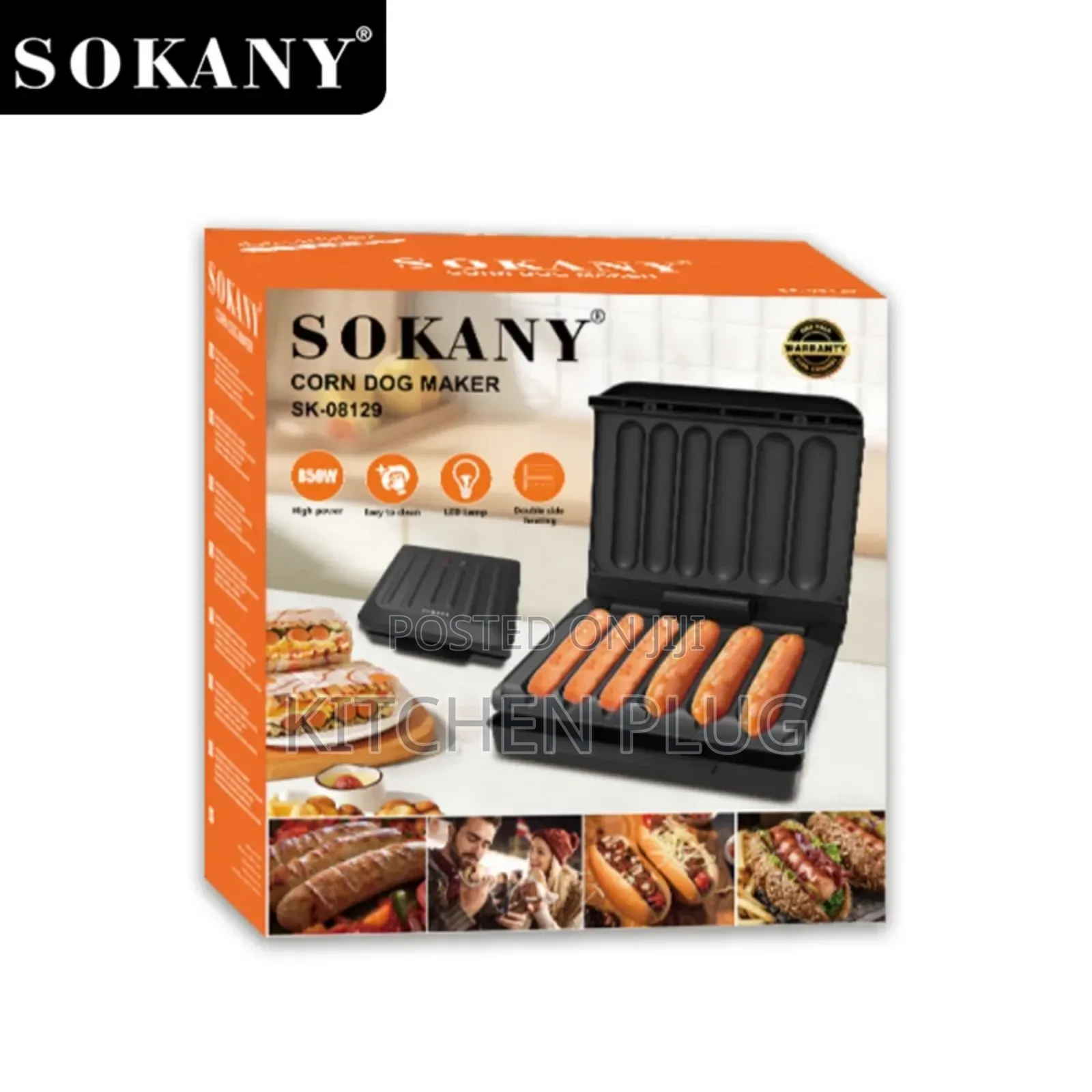 Sokany Corn Dog Maker - 850w Fast Heating
