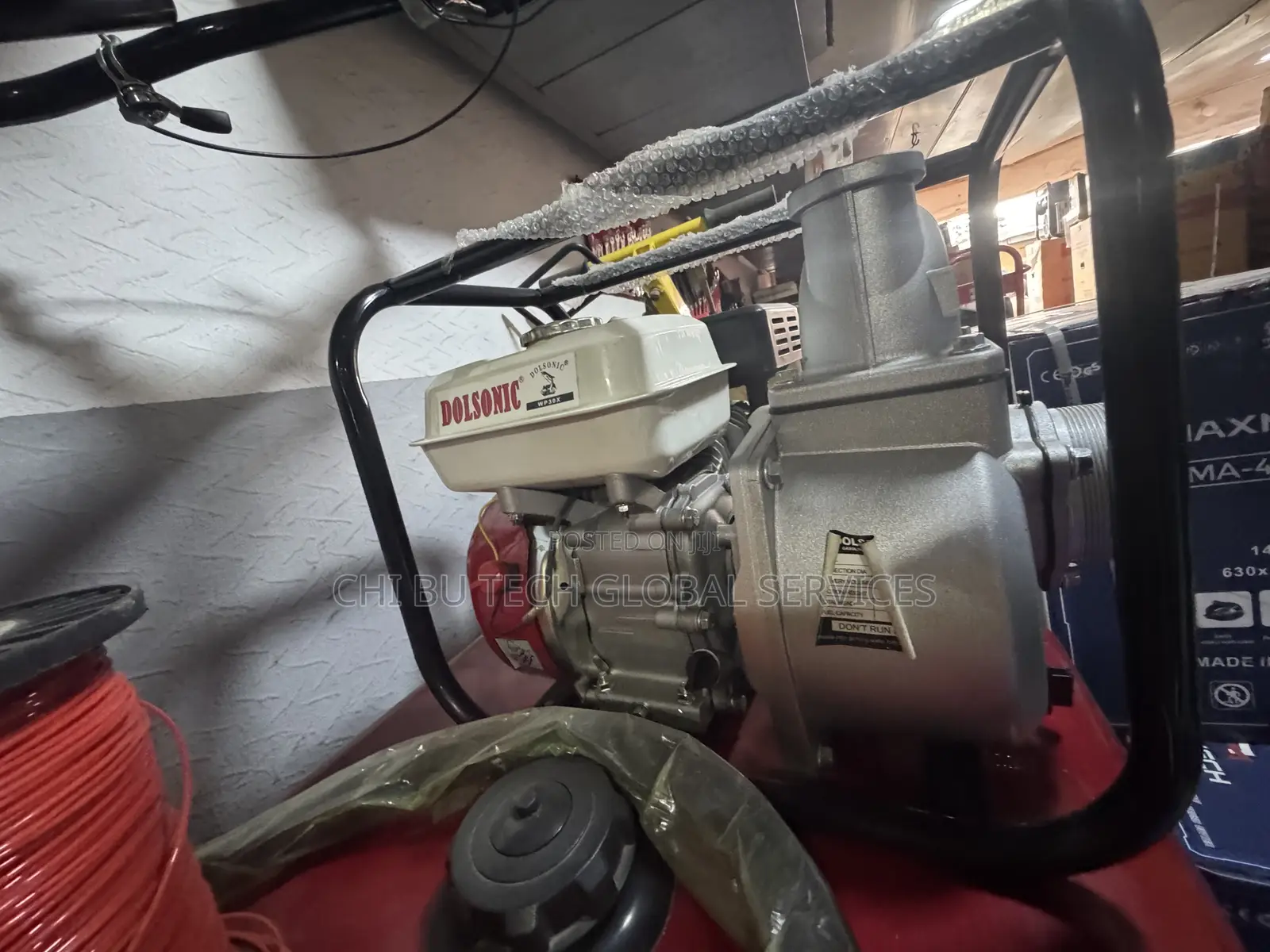 3-Inch Gasoline-Powered Centrifugal Water Pump.