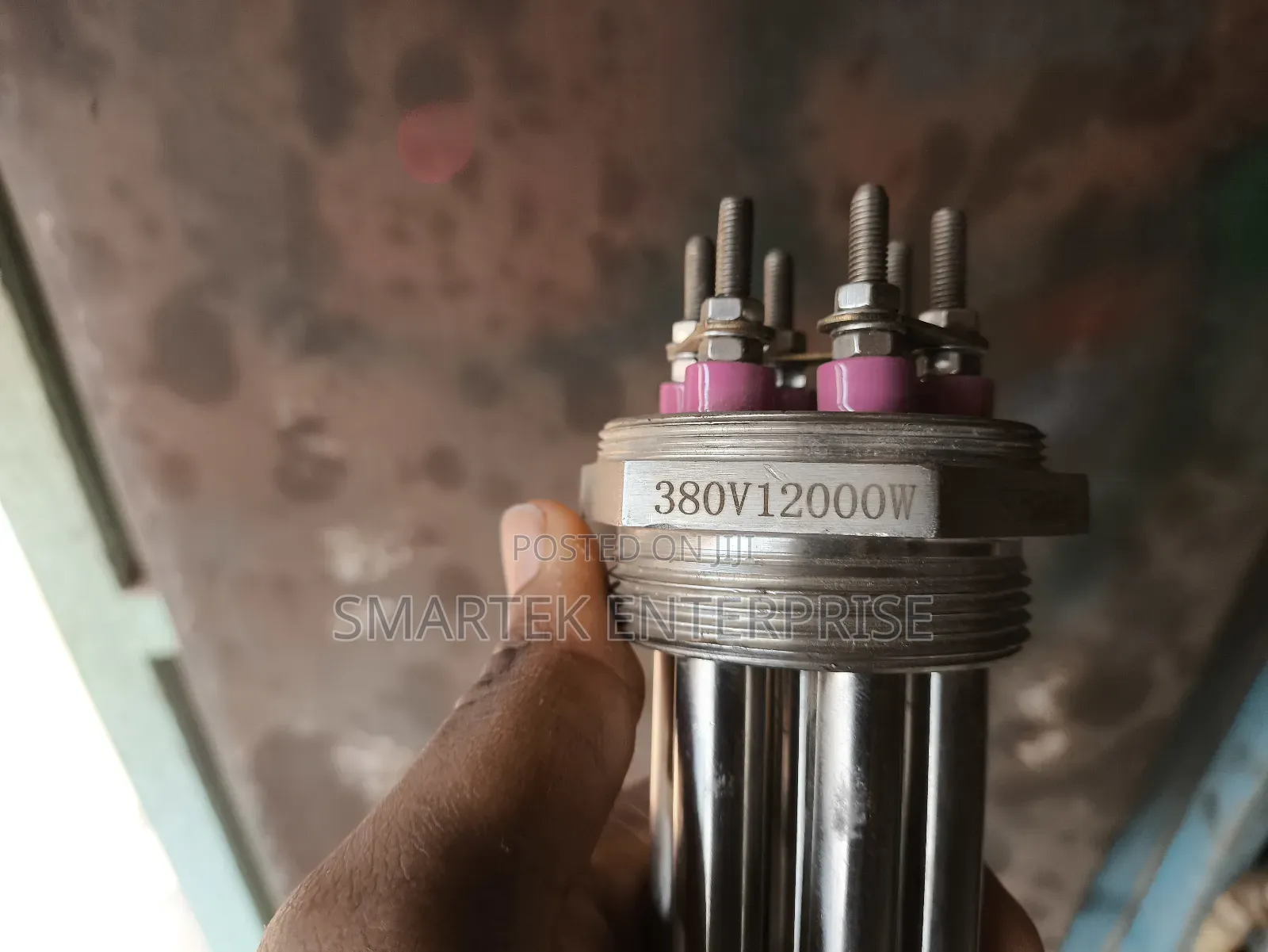 12kw Industrial Immersion Water Heater Element- 380v (Stainless Steel)