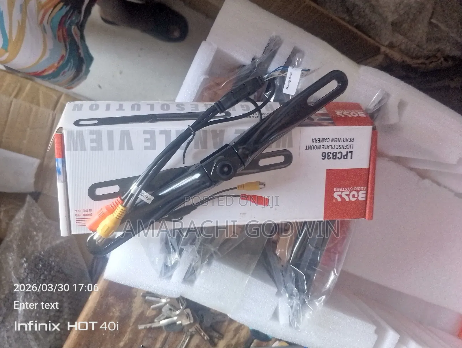 Rear Reverse Camera Placed in Plate Number