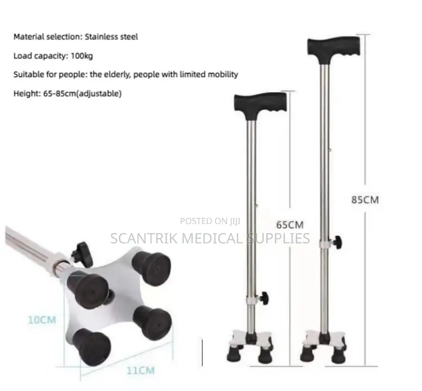 Lightweight Adjustable 4-Foot Walking Stick
