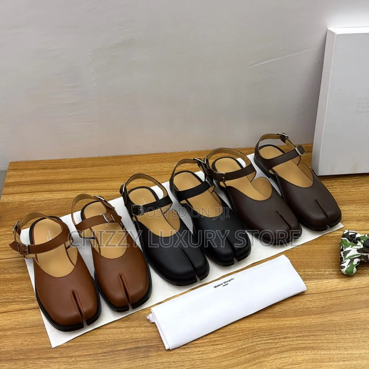 Maison Margiela Quality Luxury Men Genuine Leather Sandals