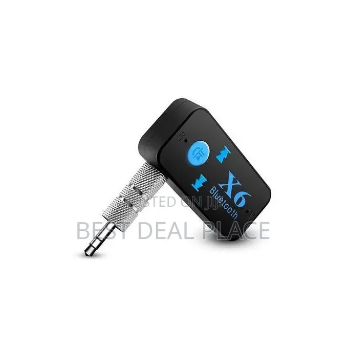 X6 Wireless Bluetooth 3.5mm Aux Car Home Theater Audio Adapter Mic