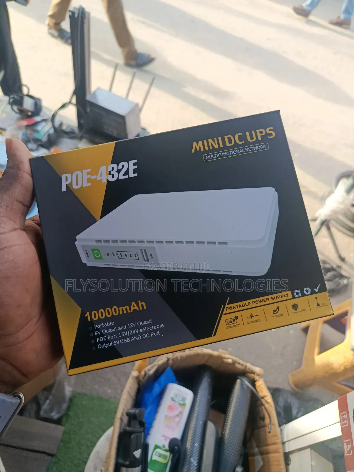10000mah Router Power Bank Poe-432e Mini Dc Ups