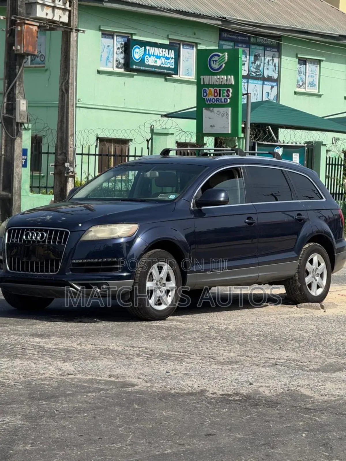 Audi Q7 3.0T Premium quattro 4dr SUV AWD (3.0L 6cyl S/C 8A) 2014 Blue