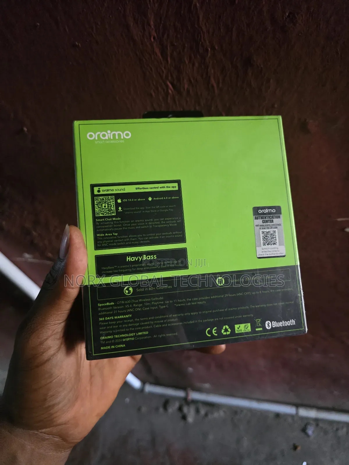 Oraimo Spacebuds Hybrid Anc True Wireless Earbuds