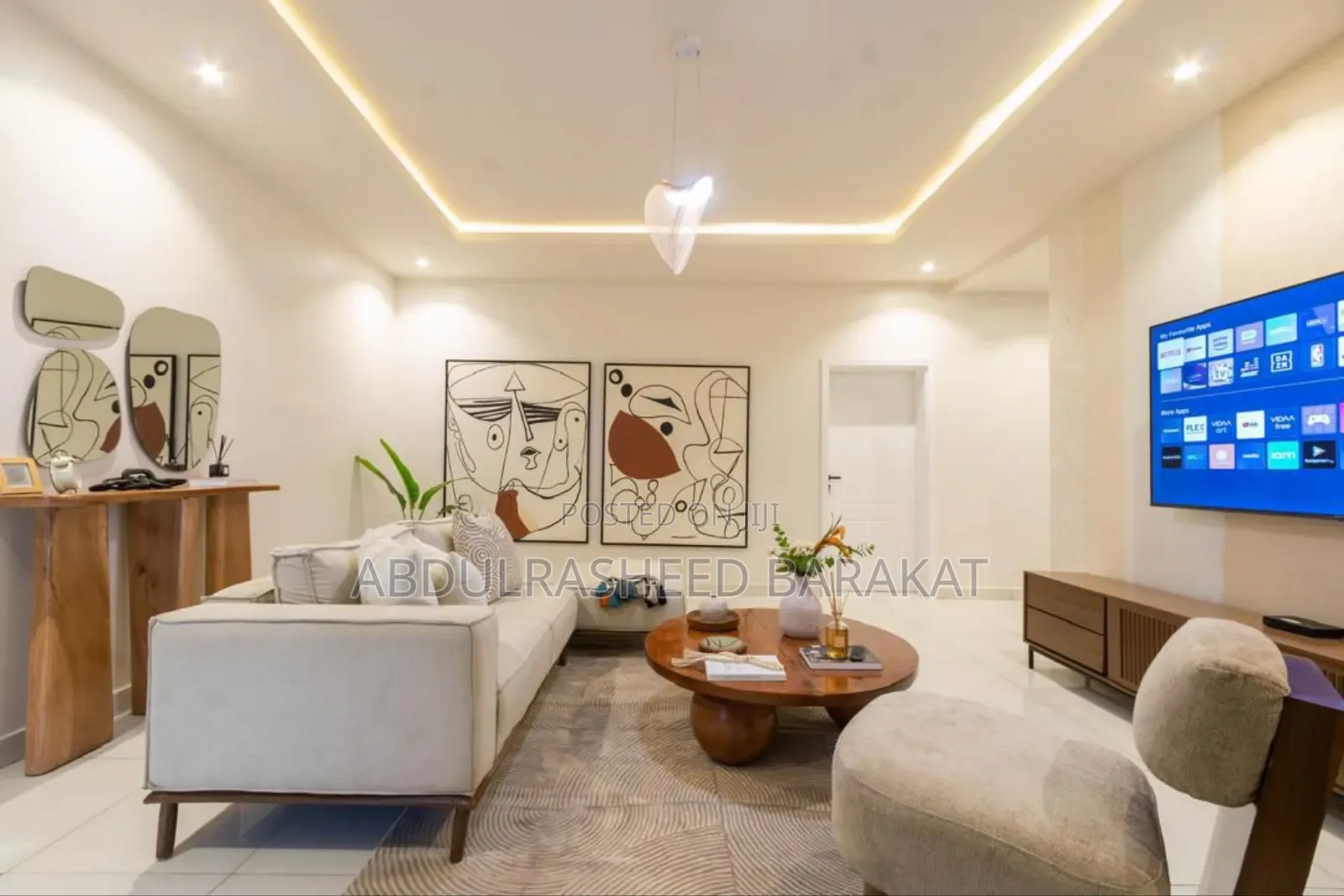Spacious and Luxury 1bedroom Apartment With Ps5, Swimming Pool, Gym