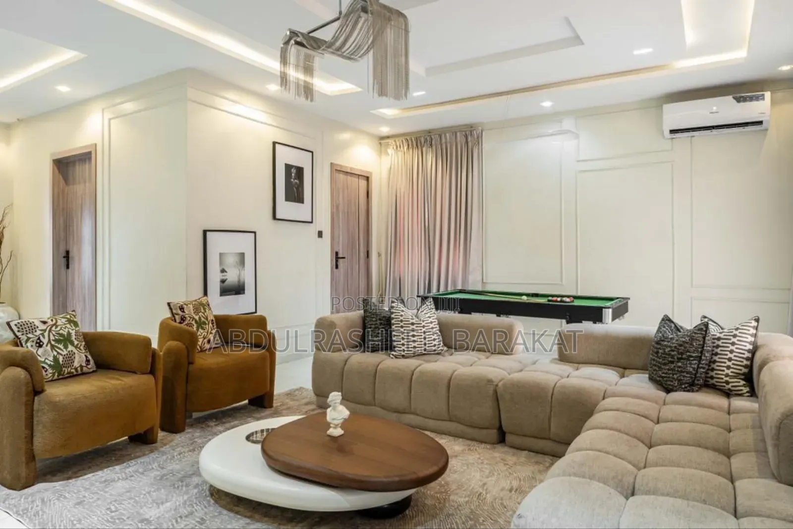 Stunning 2bedroom Apartment With Balcony, Snooker Board, Gym