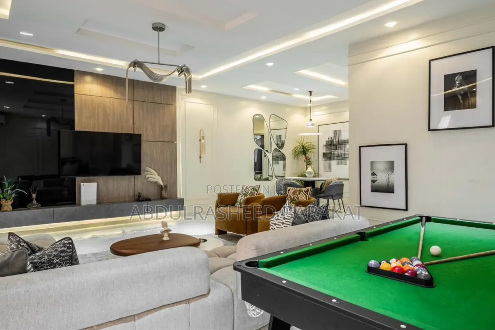 Stunning 2bedroom Apartment With Balcony, Snooker Board, Gym