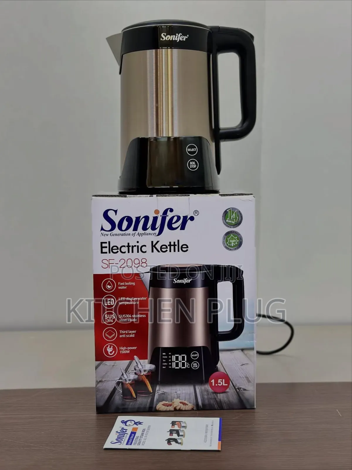 Sonifer Sf-2098 Electric Kettle.