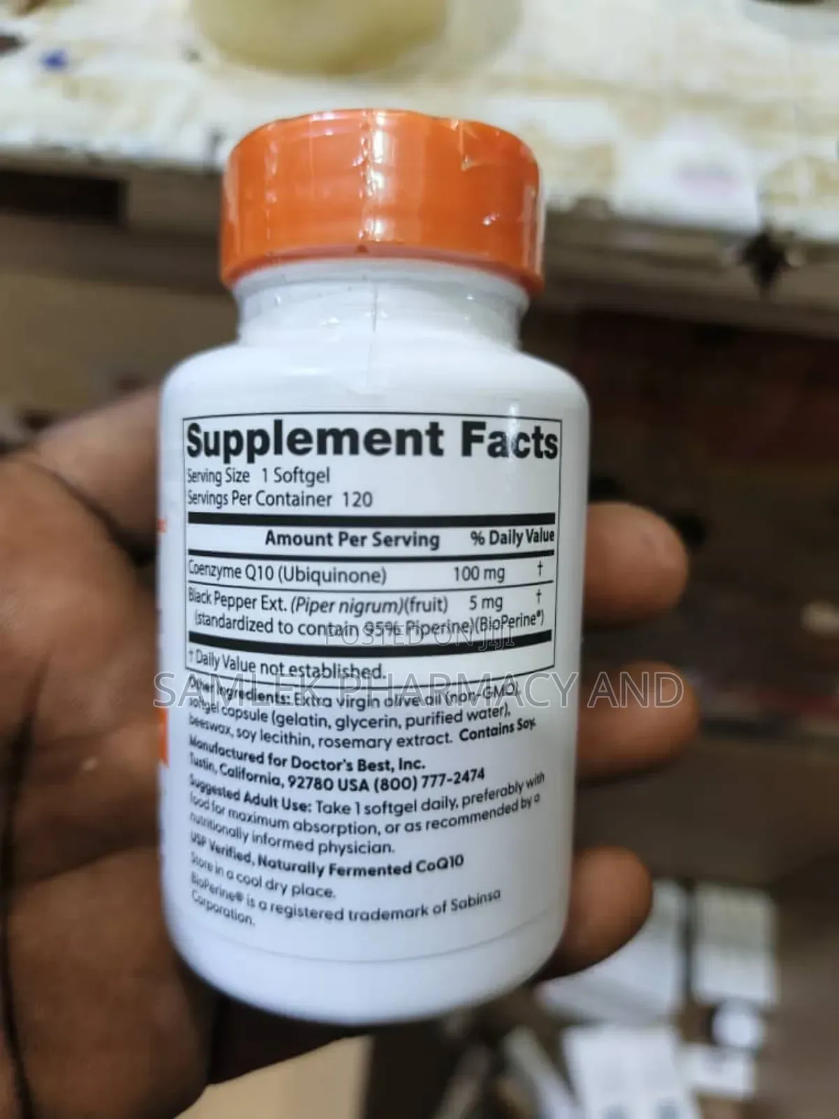 Doctor's Best High Absorption Coq10 With Bioperine-4 Months Supply