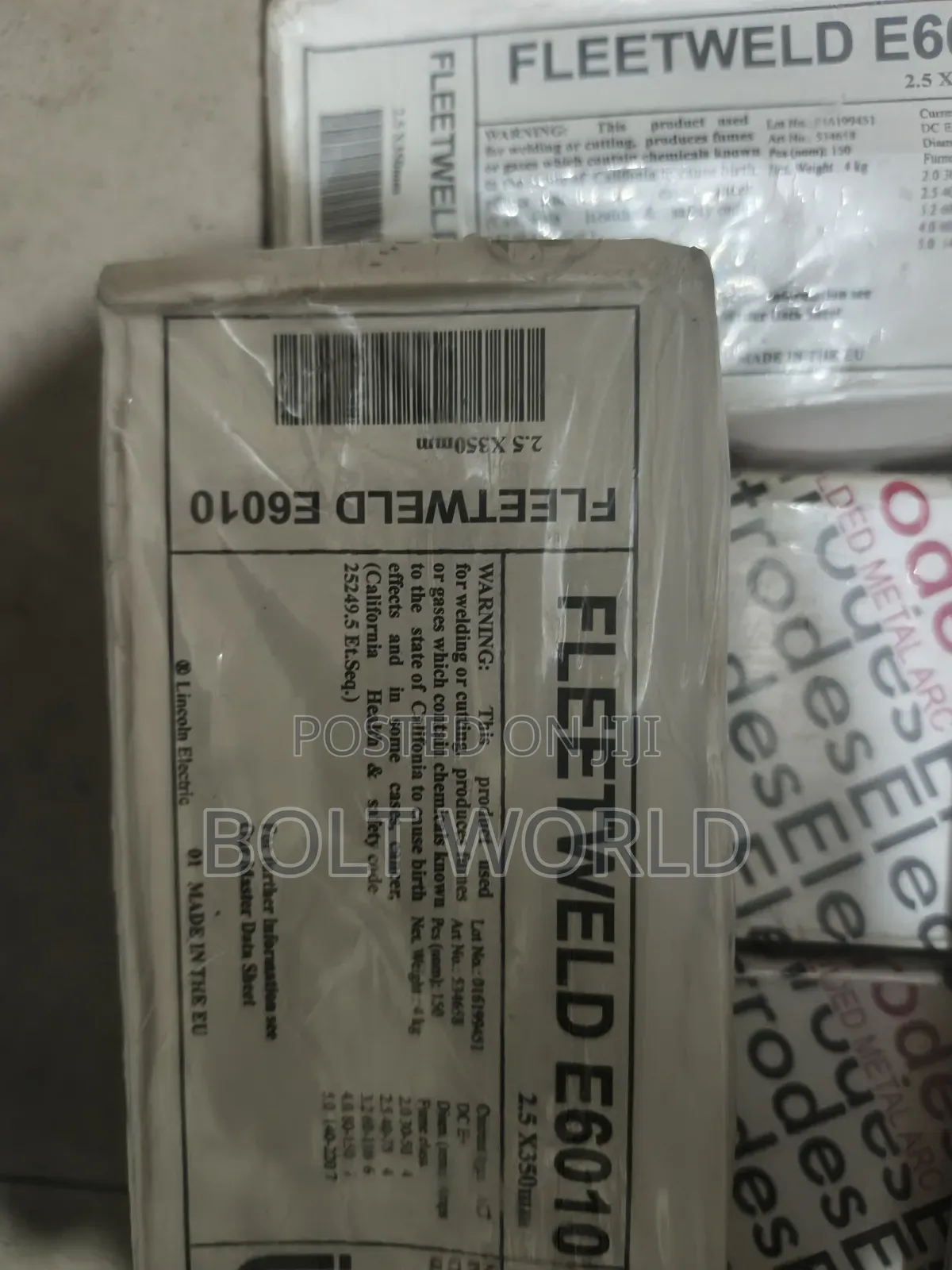 Fleetweld E6010 Electrode 2.5 Gauge 12 for Welding Work