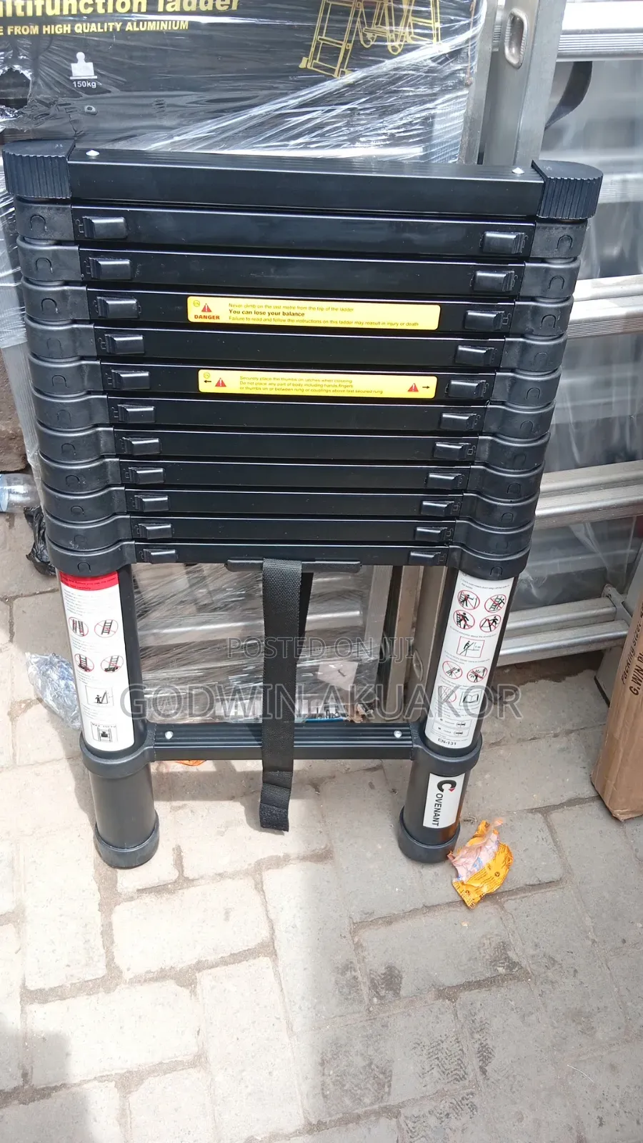 5.1 Miters Up Strong Telescopic Ladder
