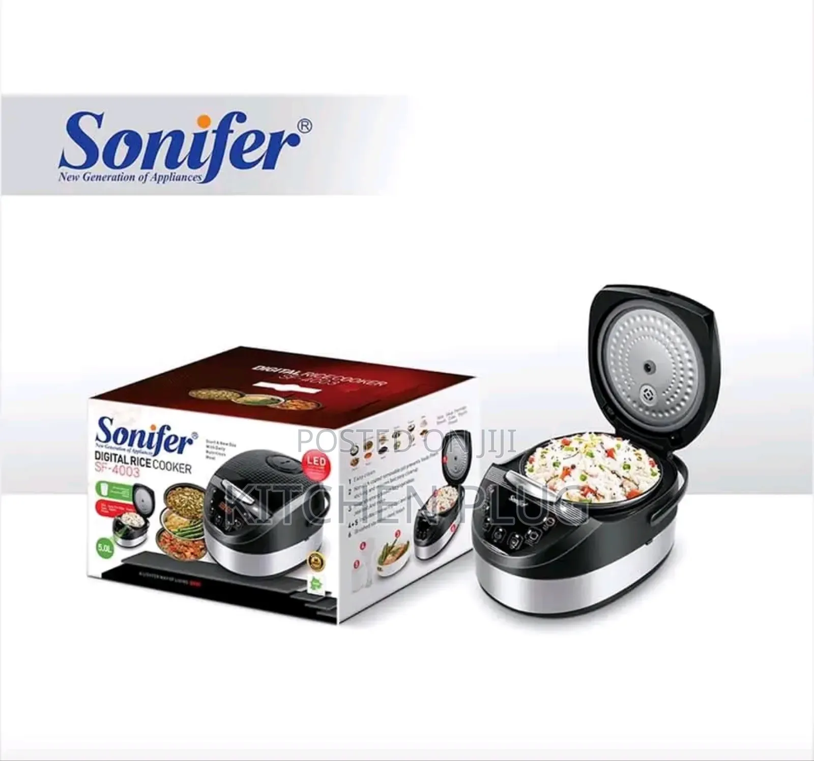 Sonifer 5-liter Automatic Digital Smart Electric Rice Cooker