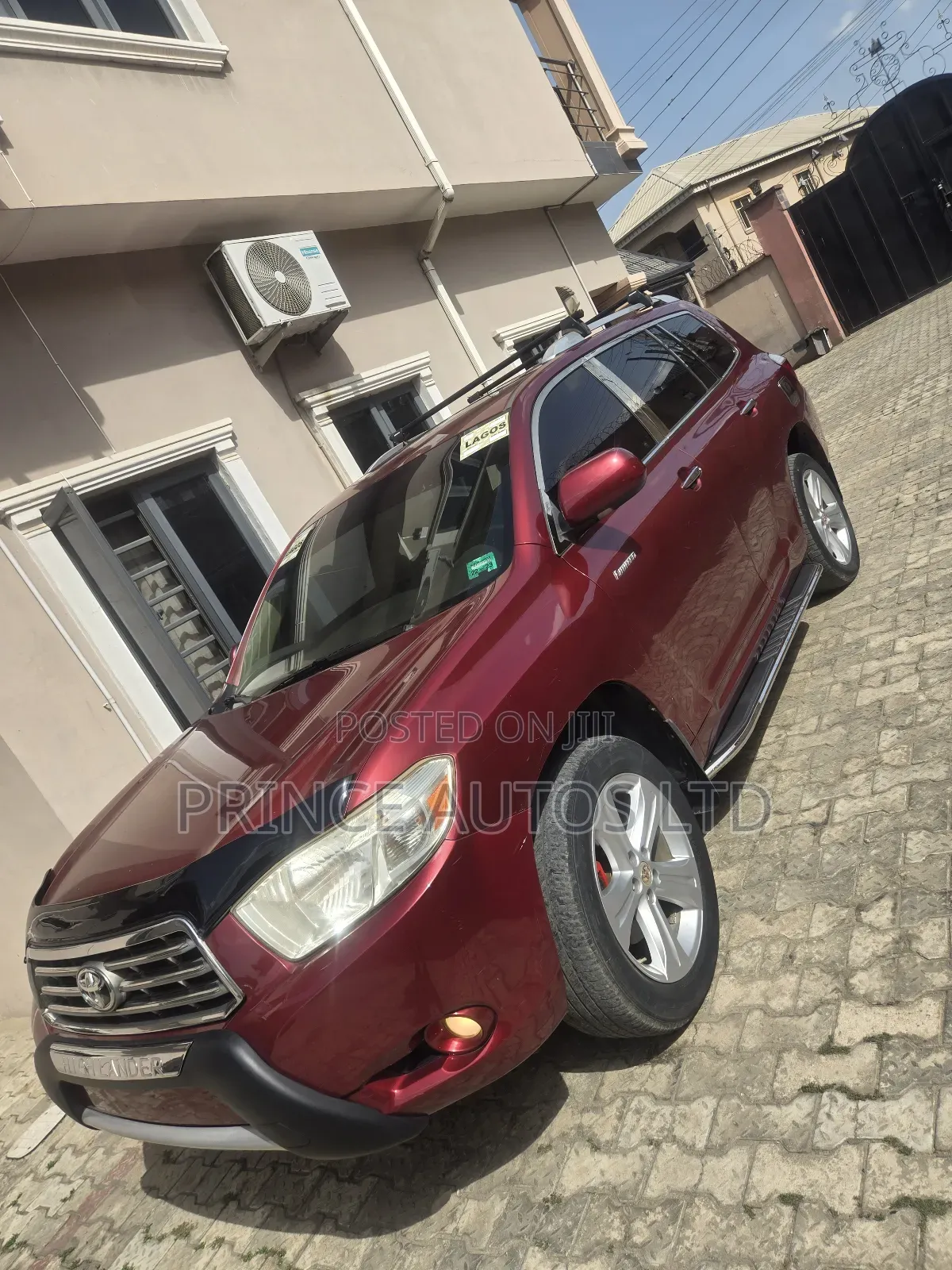Toyota Highlander Limited 2008 Burgundy