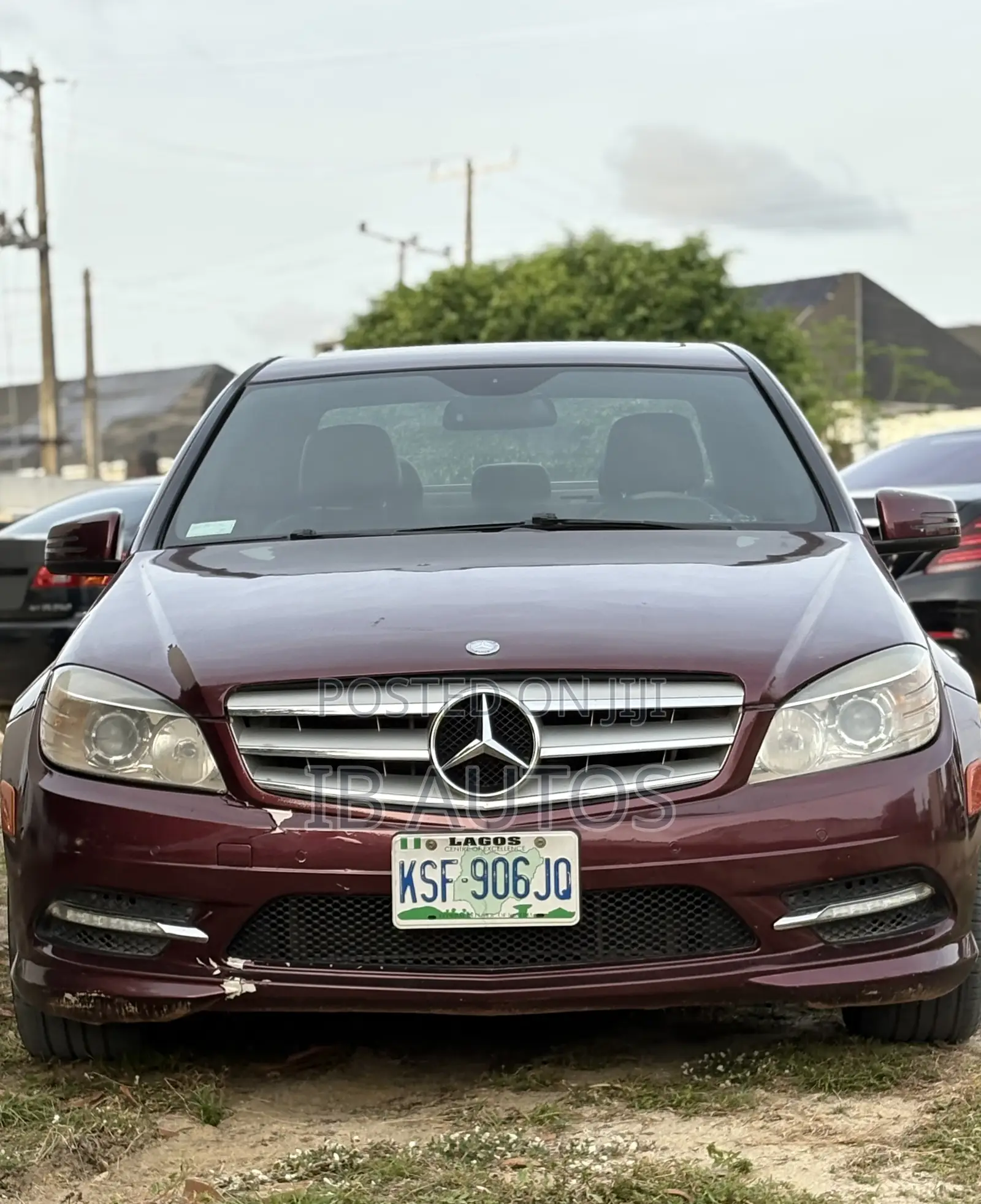 Mercedes-Benz C300 Luxury Sedan AWD (3.0L 6cyl 7A) 2008 Red