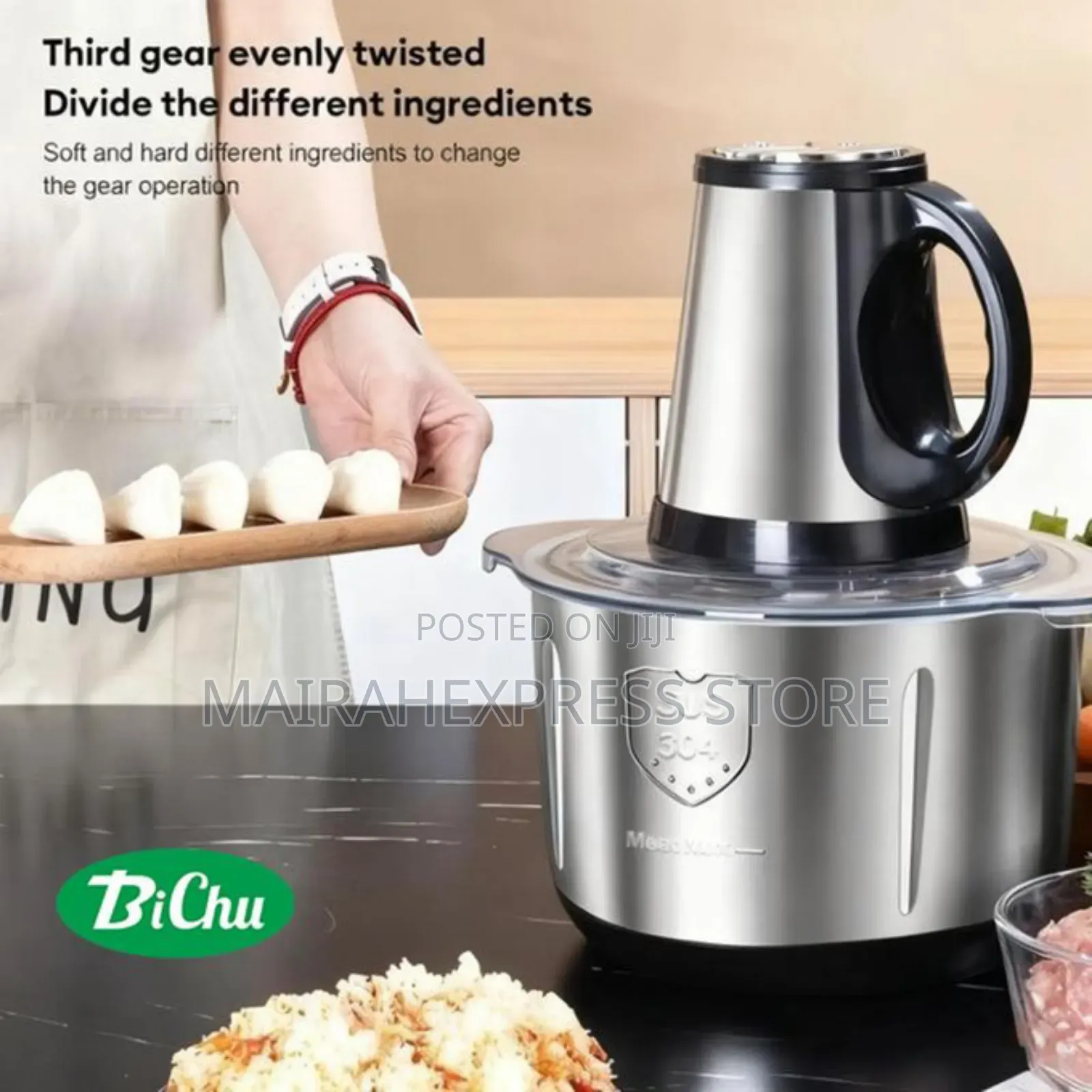 5l 3in1 Sx Multifunctional Yam Pounder/Food Processor