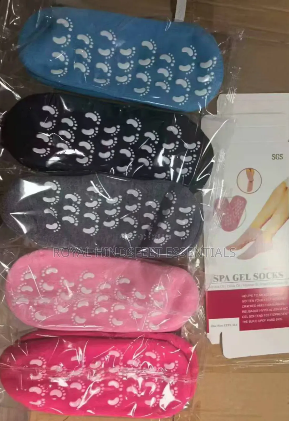 Silicone Foot Moisturising Socks