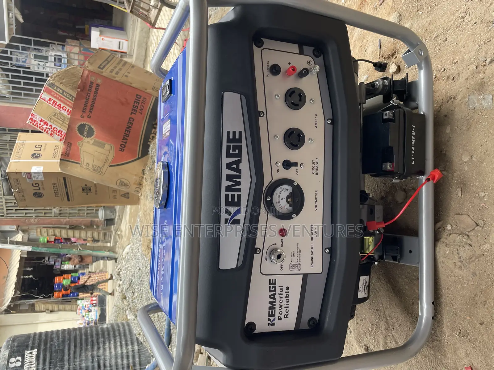 Kemage Remote Control 5.5kva Generator