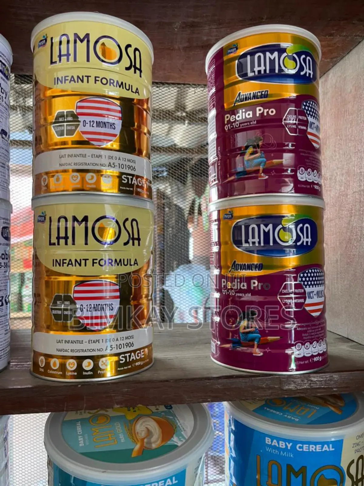 Lamosa Weight Gain Milk 900g Size