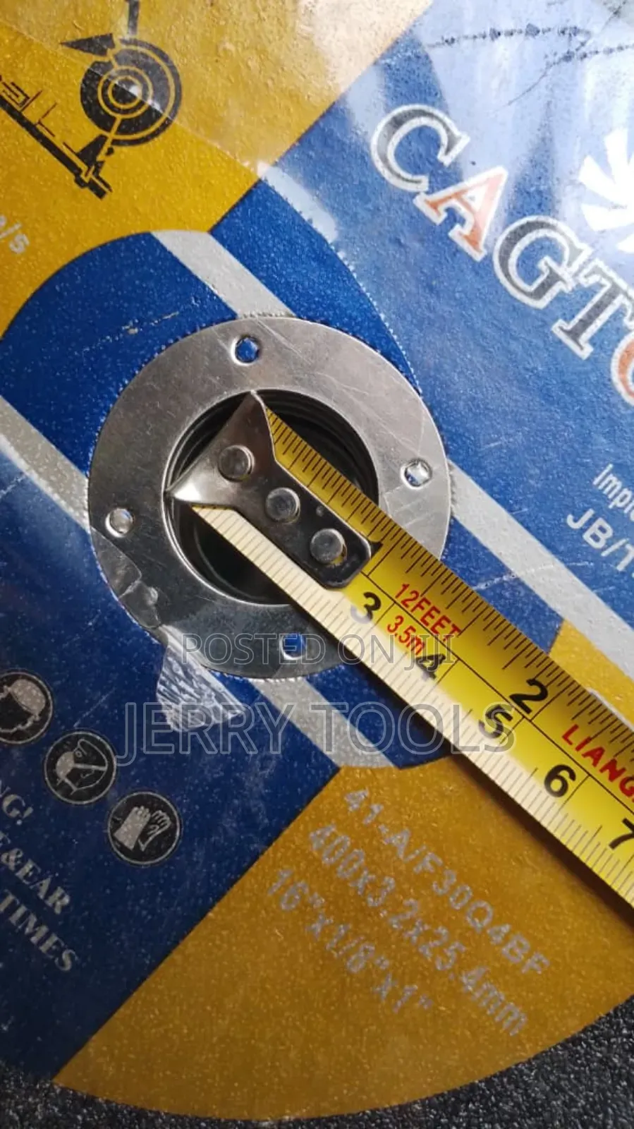 16" Metal Cutting Disc (400×3.2×32mm and 400×3.2×25.4mm)