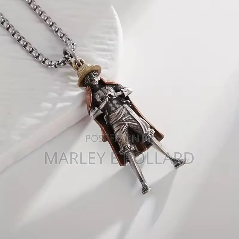 Anime Style Alloy Antique Silver Rope Necklace