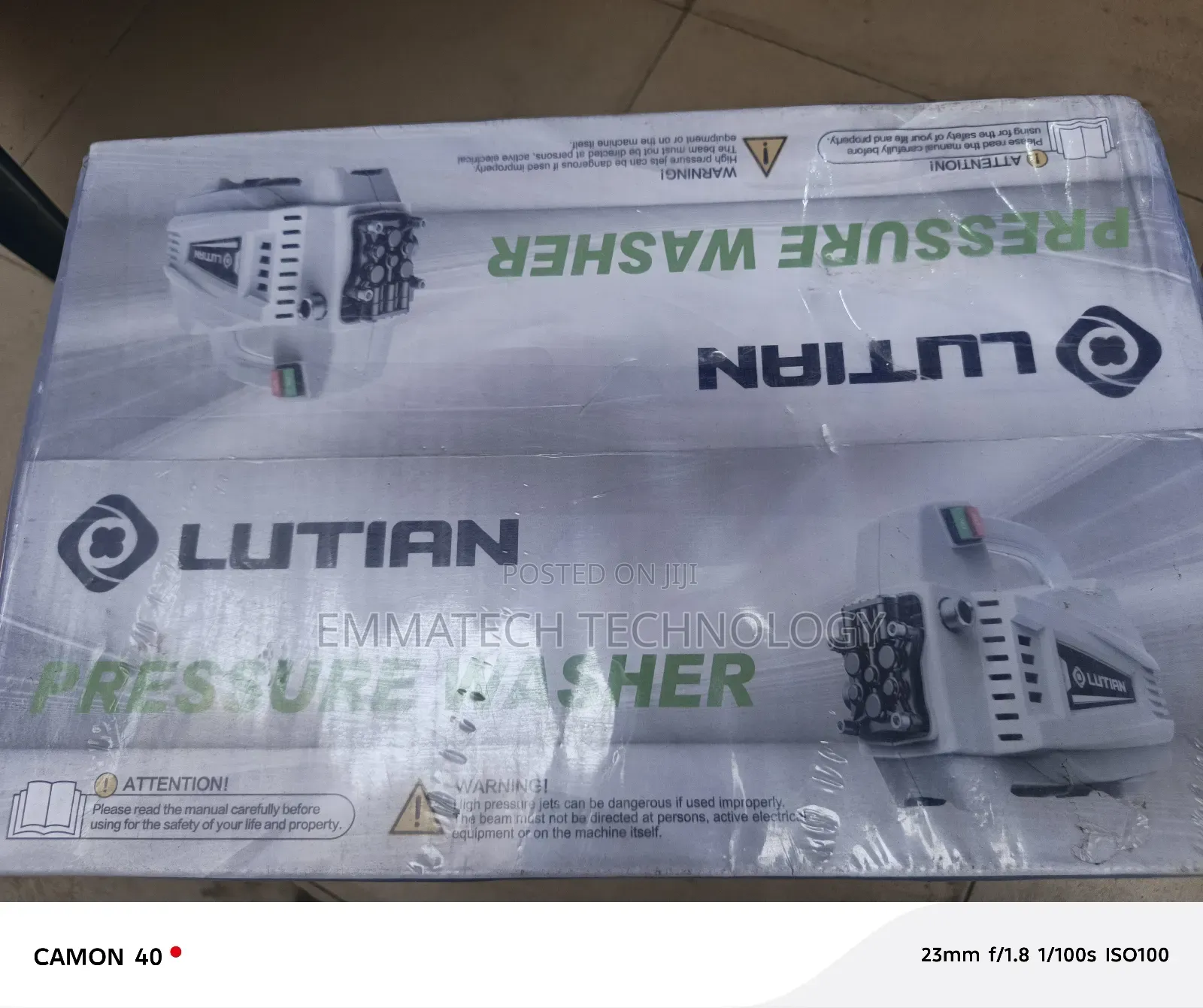 Lithium Pressure Washer