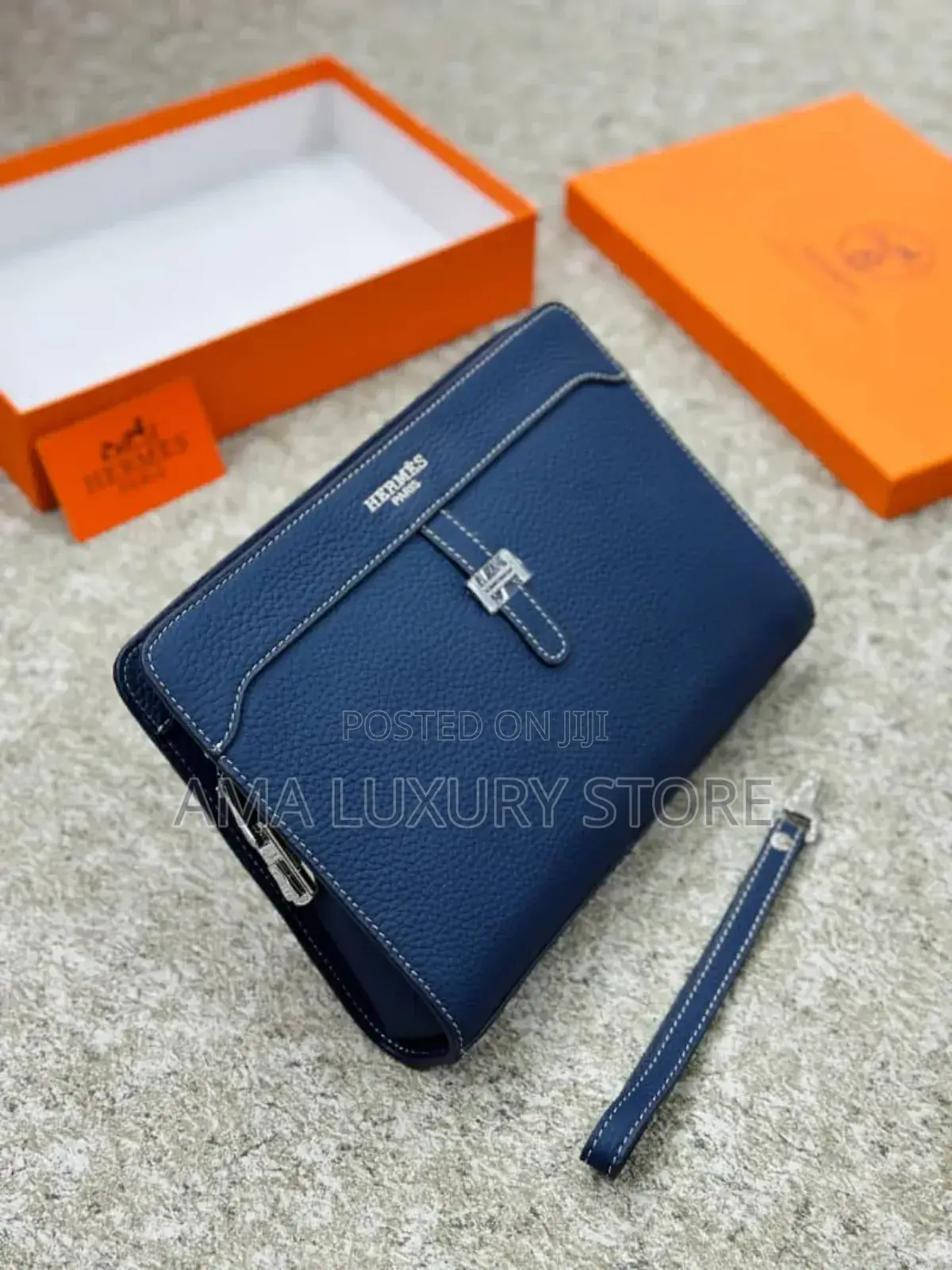 Stefano Ricci/Prada/Hermes Genuine Leather Luxury Men's Designer Purse