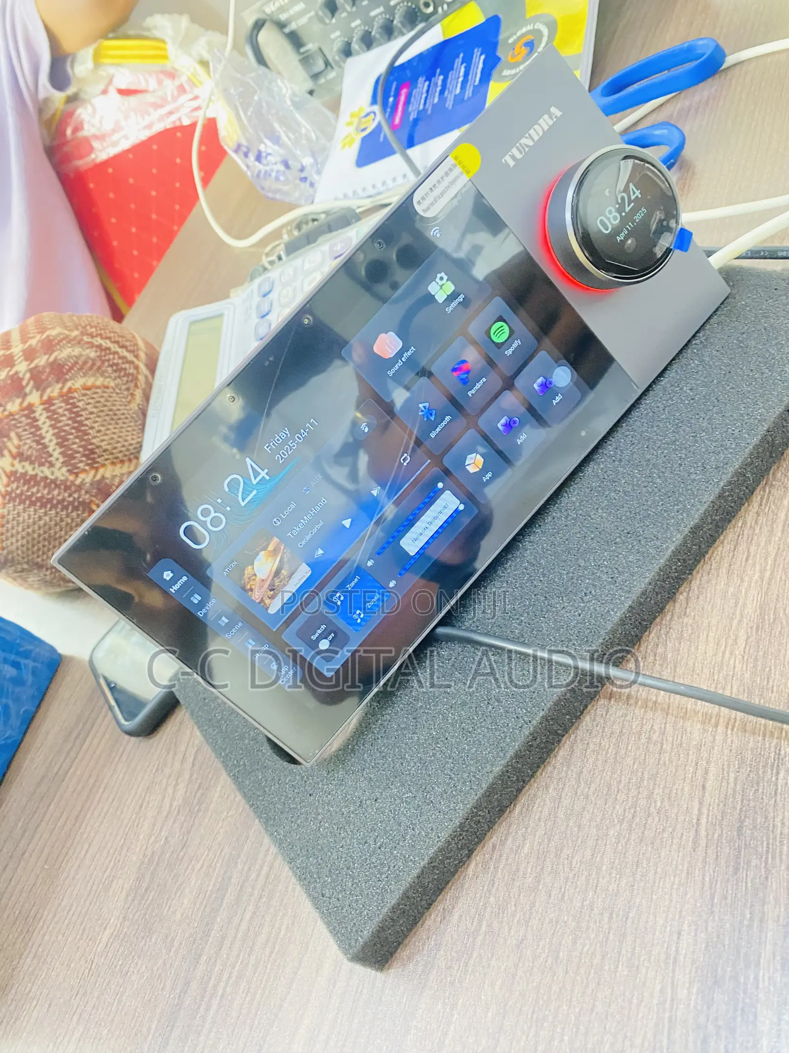 7 Inches Android Screen Smart Home Amplifier for Ceiling Speakers