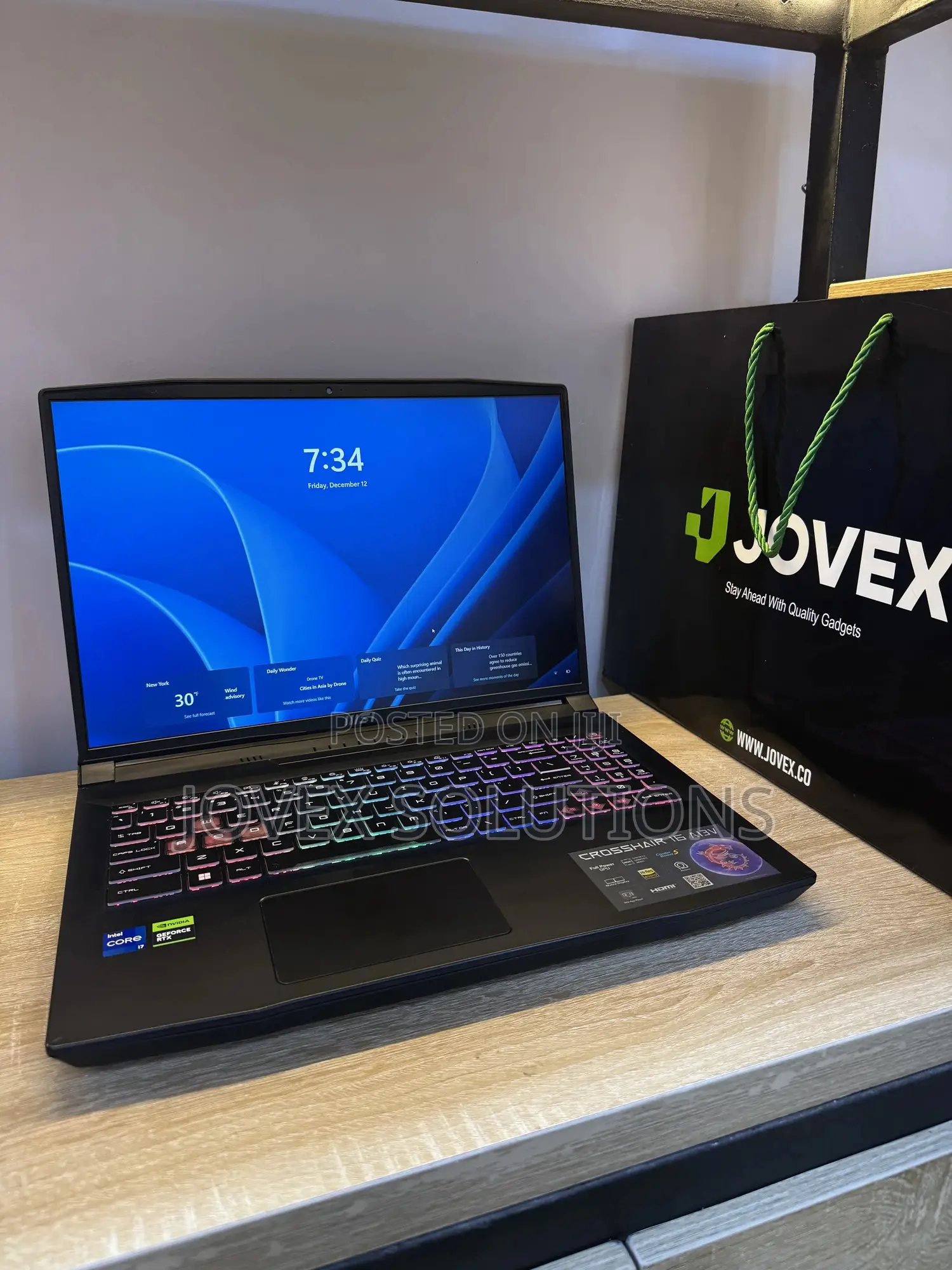 Laptop MSI Crosshair 15 32GB Intel Core i7 SSD 1T