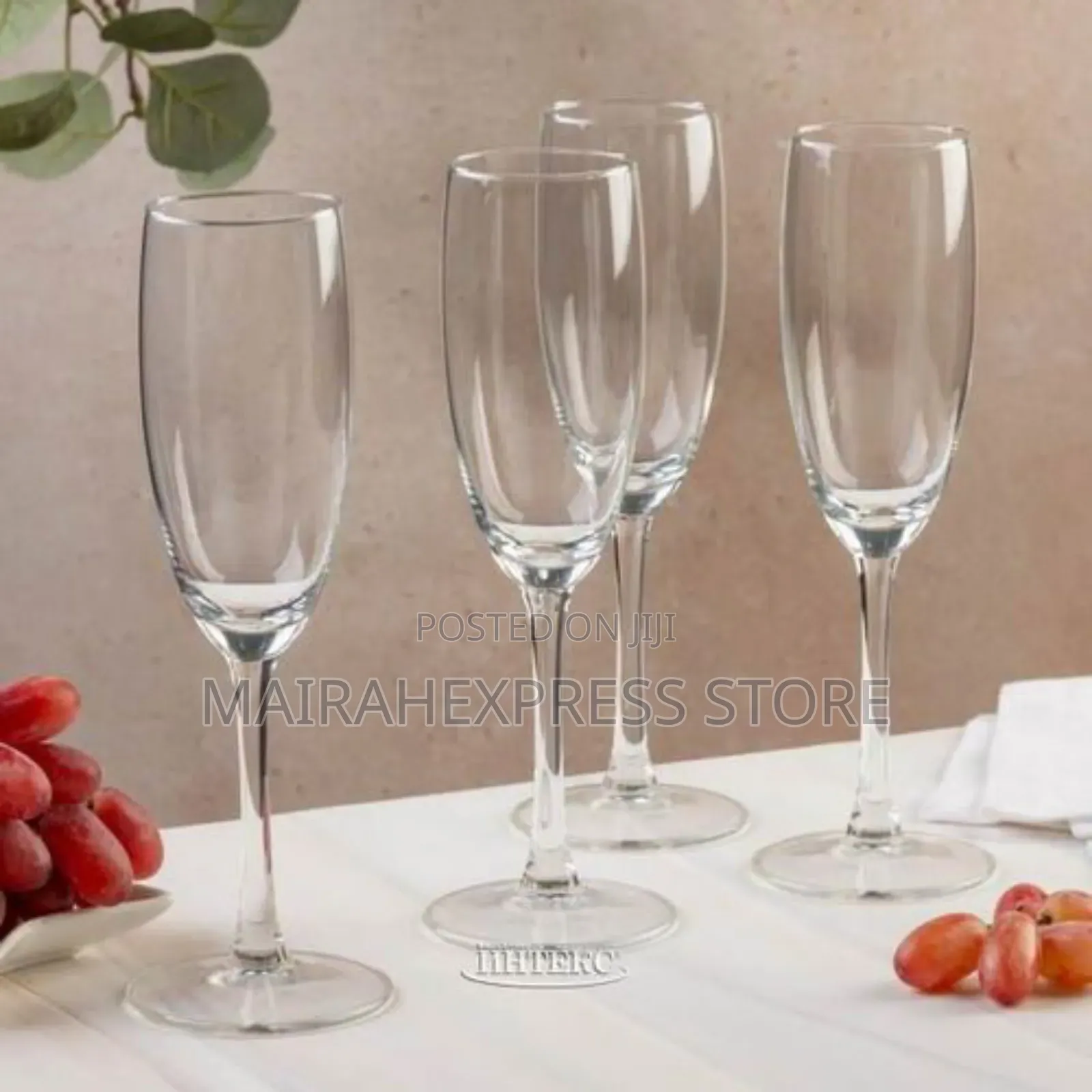 6pcs Red Wine/Champagne Glass 190ml (Deli)