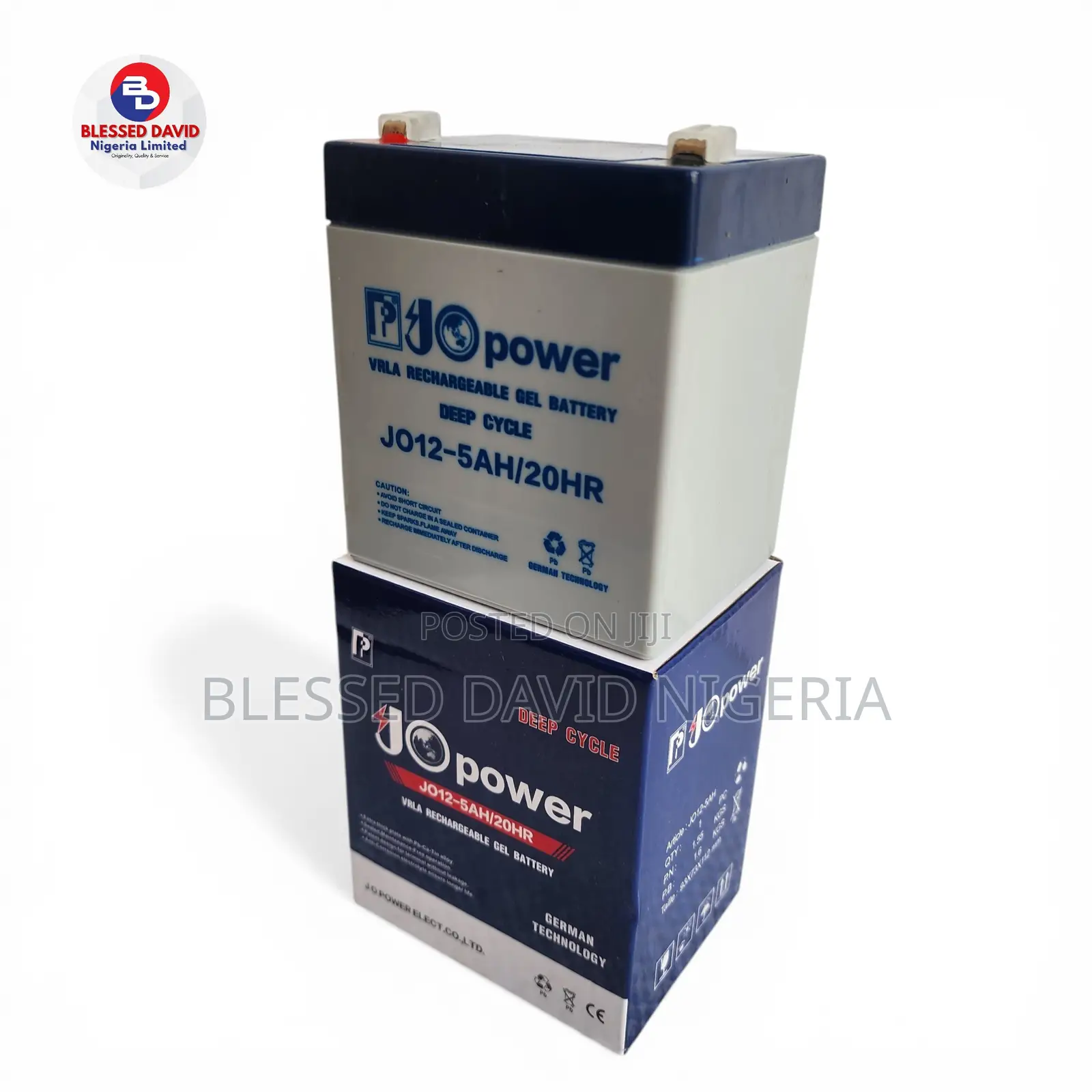 Jo Power 12v 5ah Replacement Battery