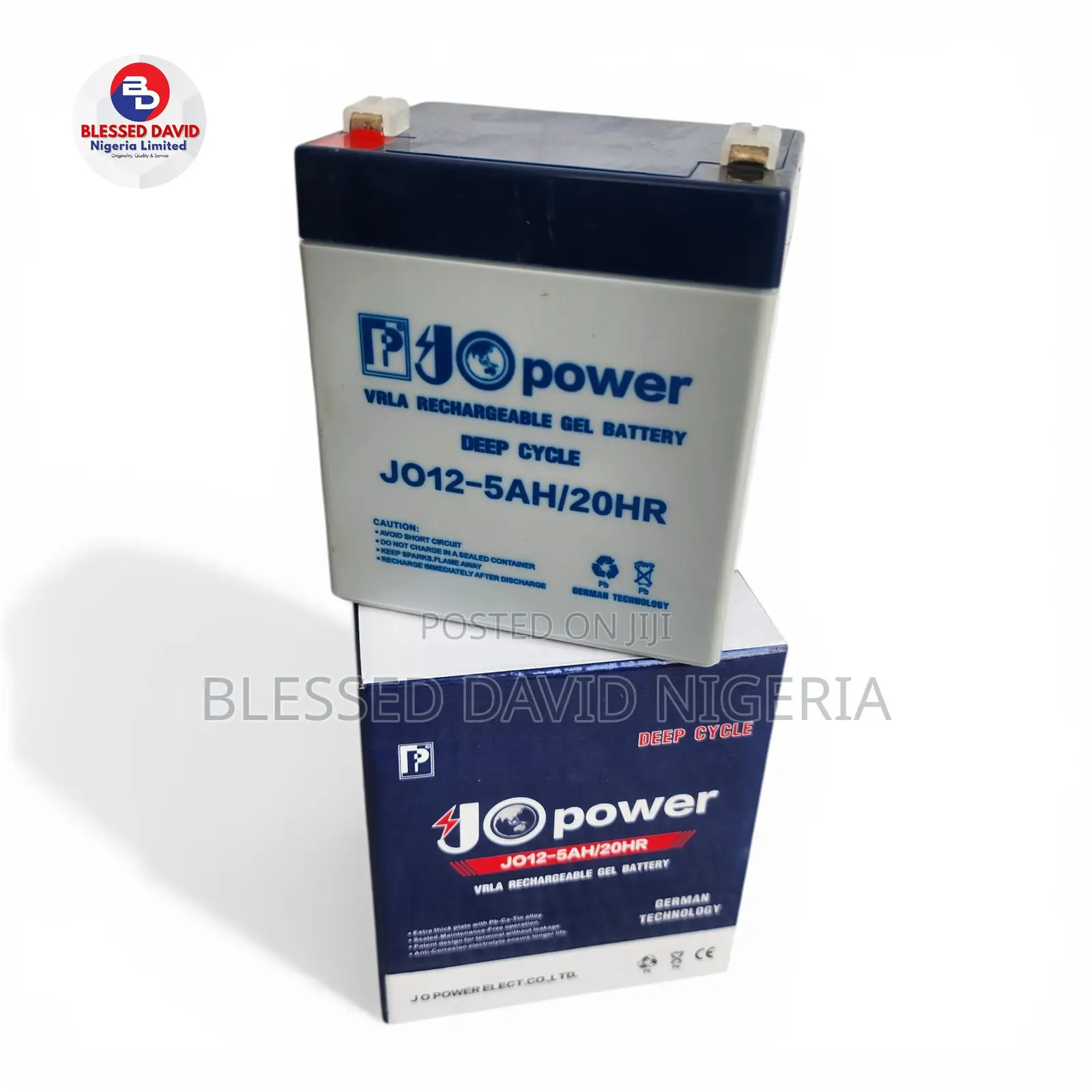 Jo Power 12v 5ah Replacement Battery