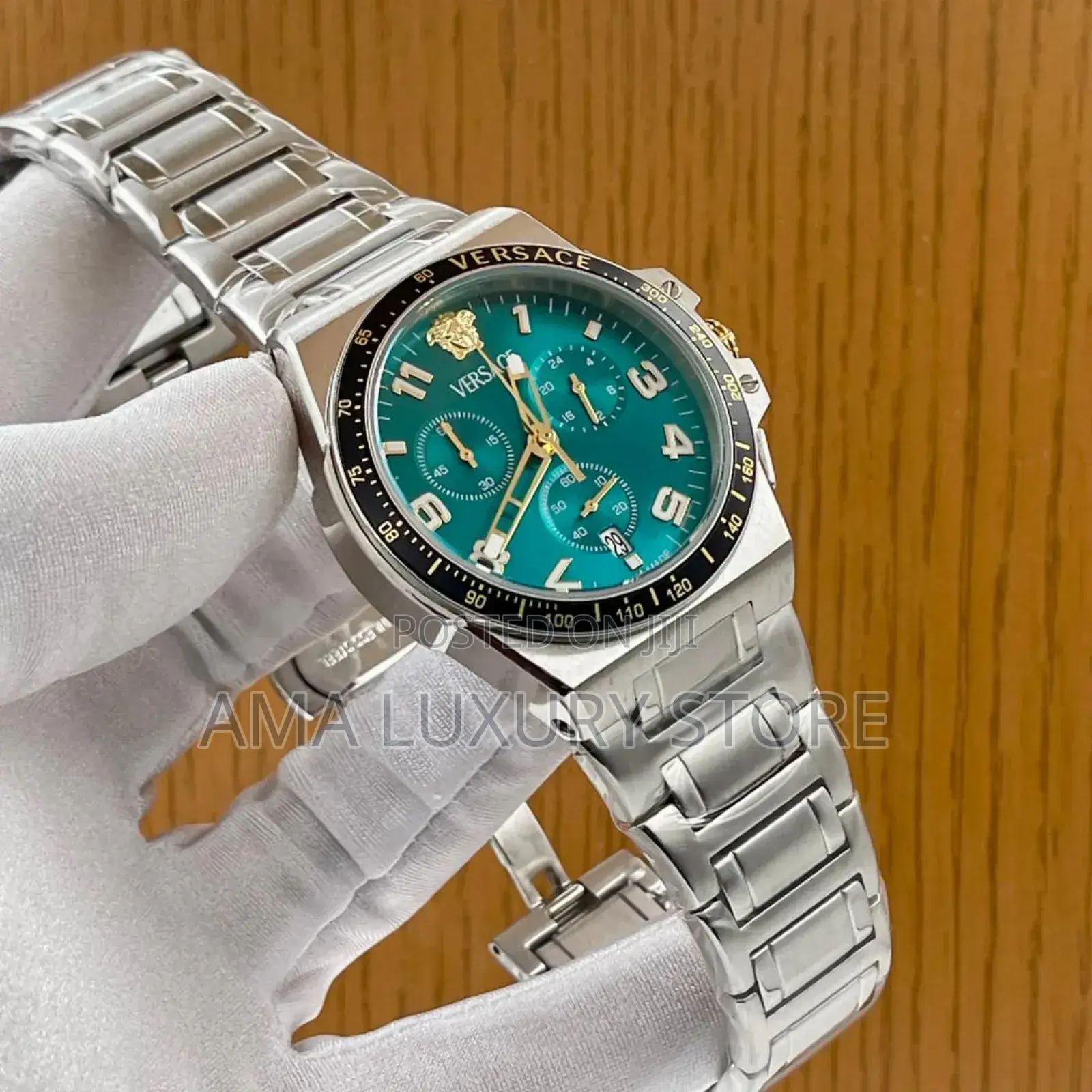 Versace Luxury Designer Stainless Steel Men's Wristwatches