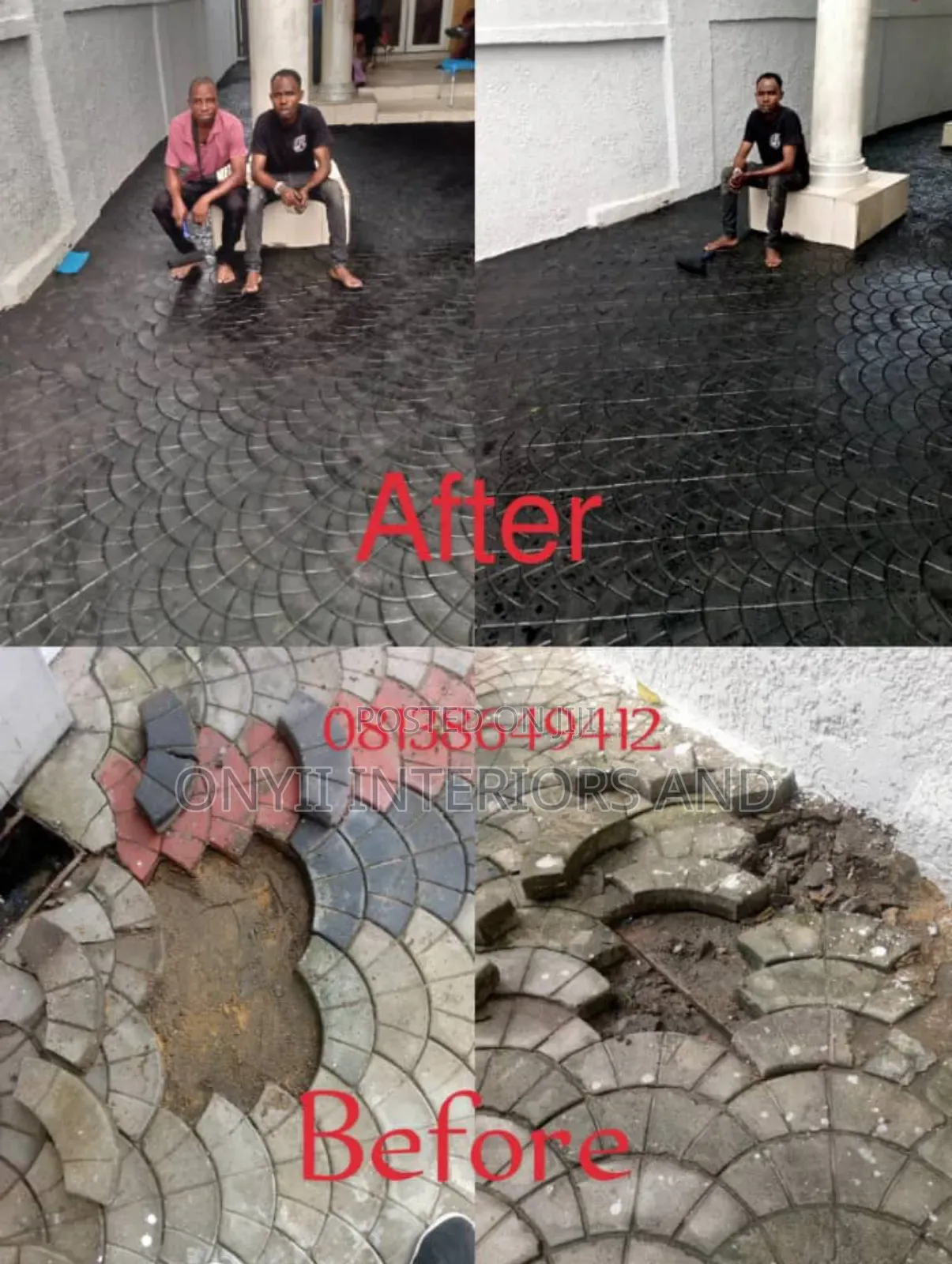 Polishing of New and Old Stamp/Increte Floor and Interlocks Etc
